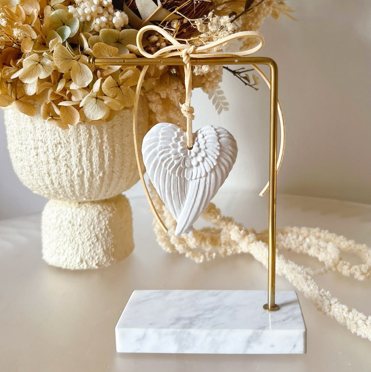 Handmade Heart Wings Car Hanging Diffuser | LMJ Candles