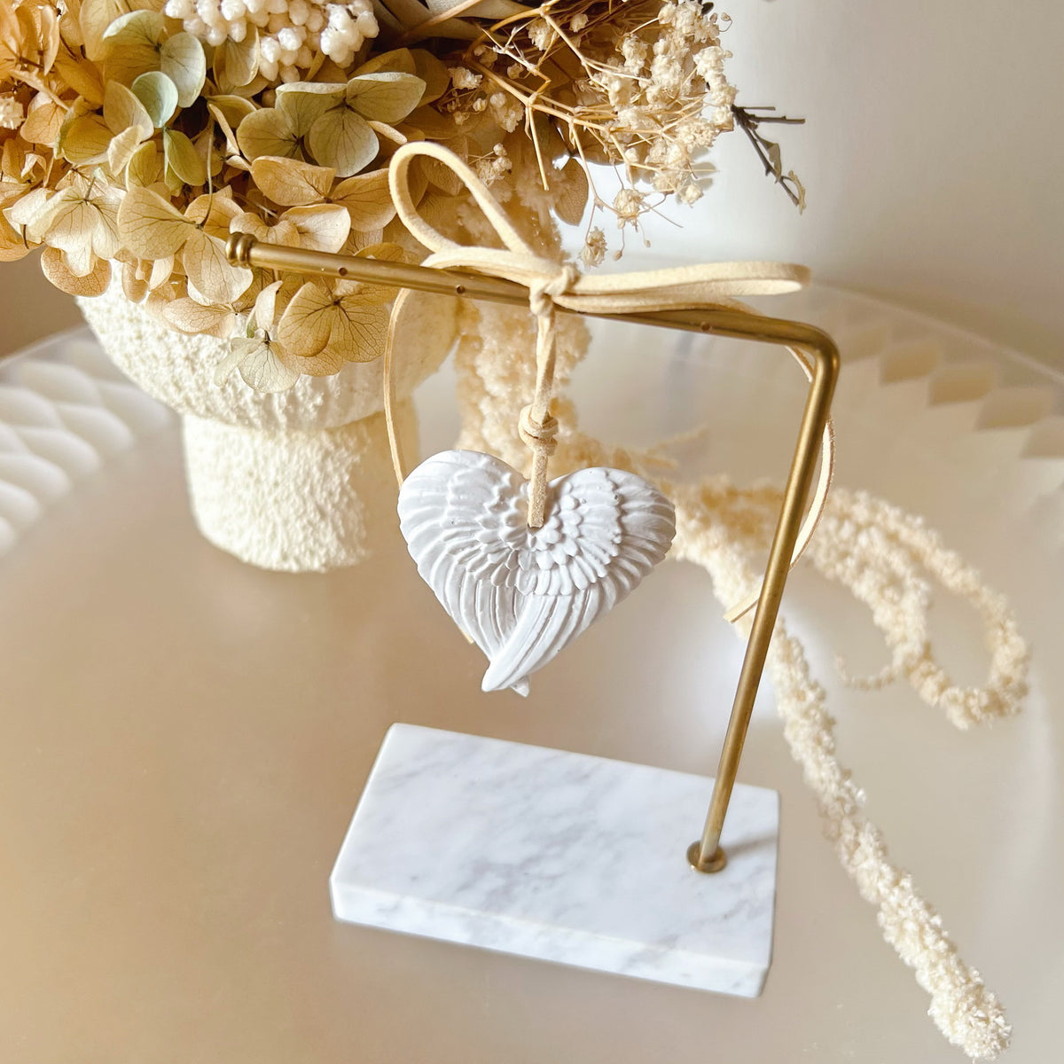 Handmade Heart Wings Car Hanging Diffuser | LMJ Candles