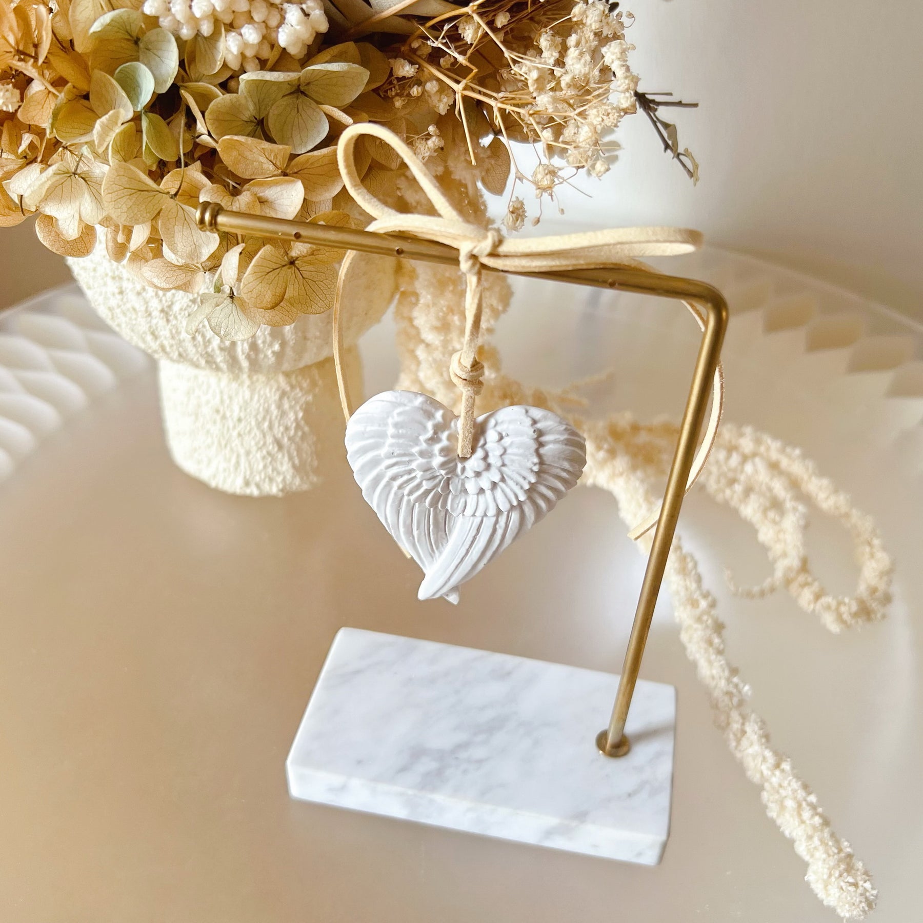 Handmade Heart Wings Car Hanging Diffuser | LMJ Candles