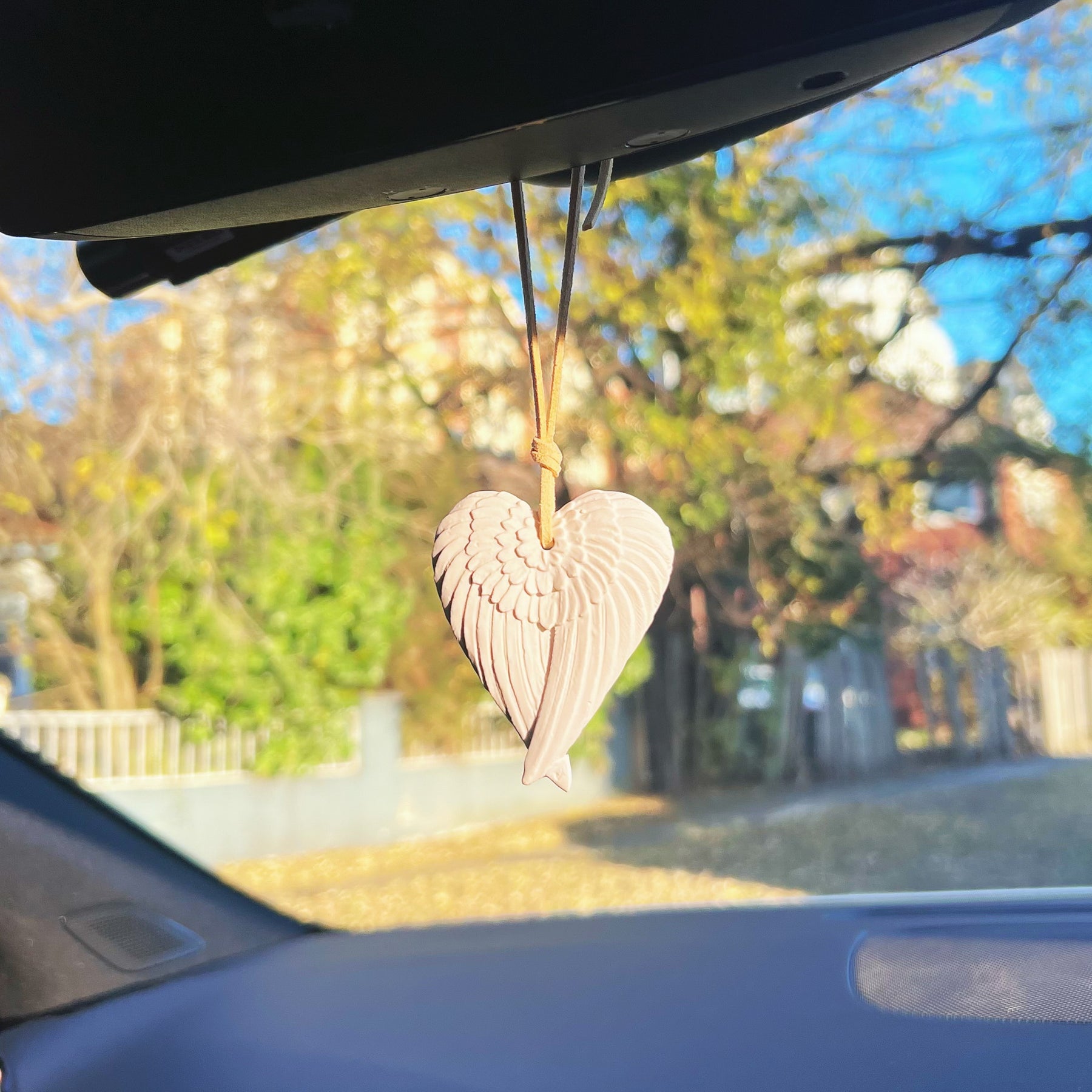 Handmade Heart Wings Car Hanging Diffuser | LMJ Candles