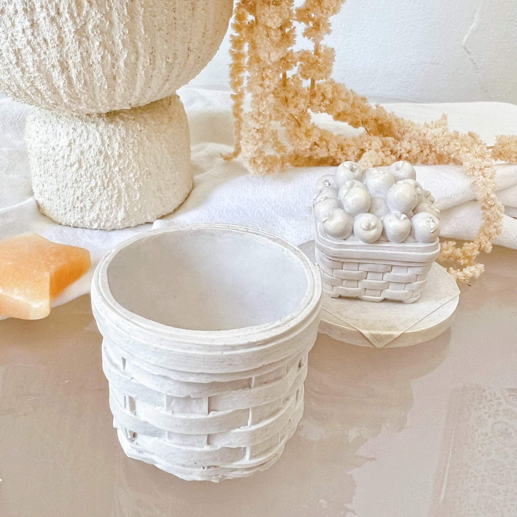 Handcrafted Apple Basket Trinket Box - LMJ Candles
