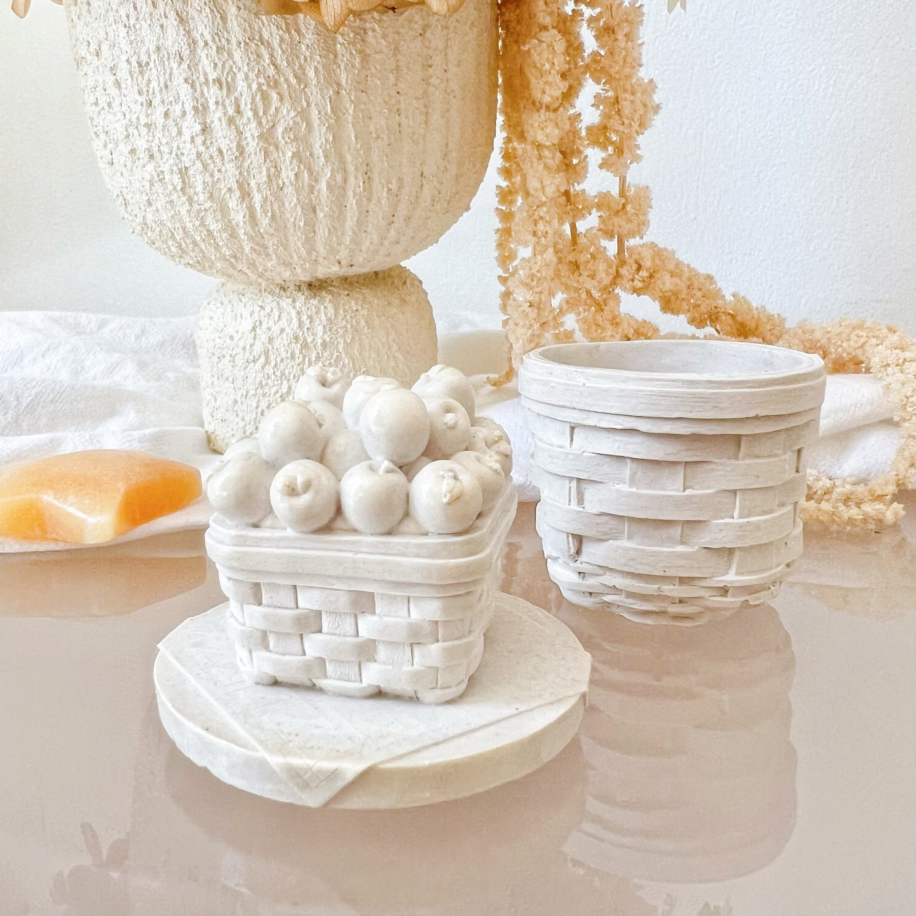 Handcrafted Apple Basket Trinket Box - LMJ Candles