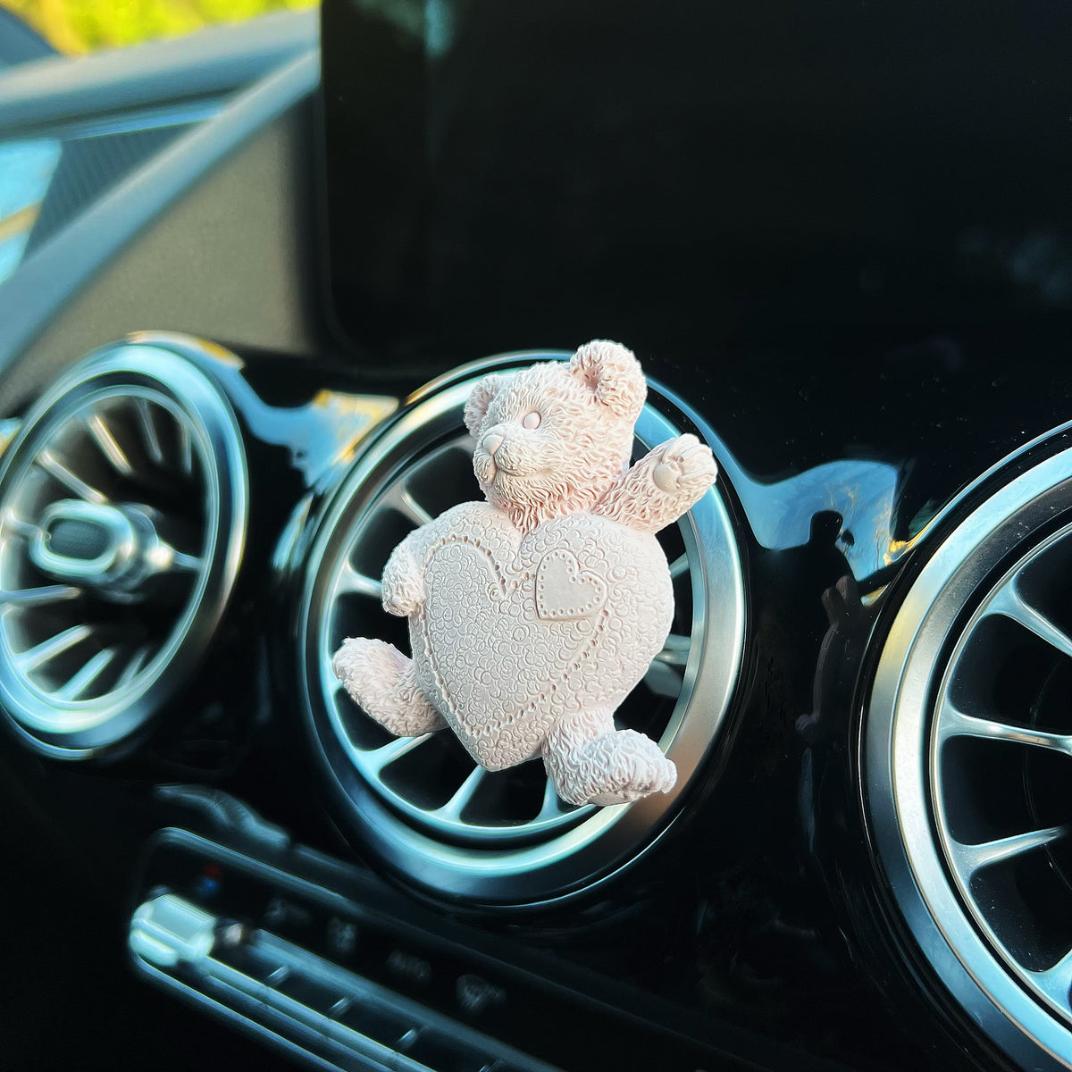 Cute Teddy Bear Air Freshener - Car Vent Clips | LMJ Candles