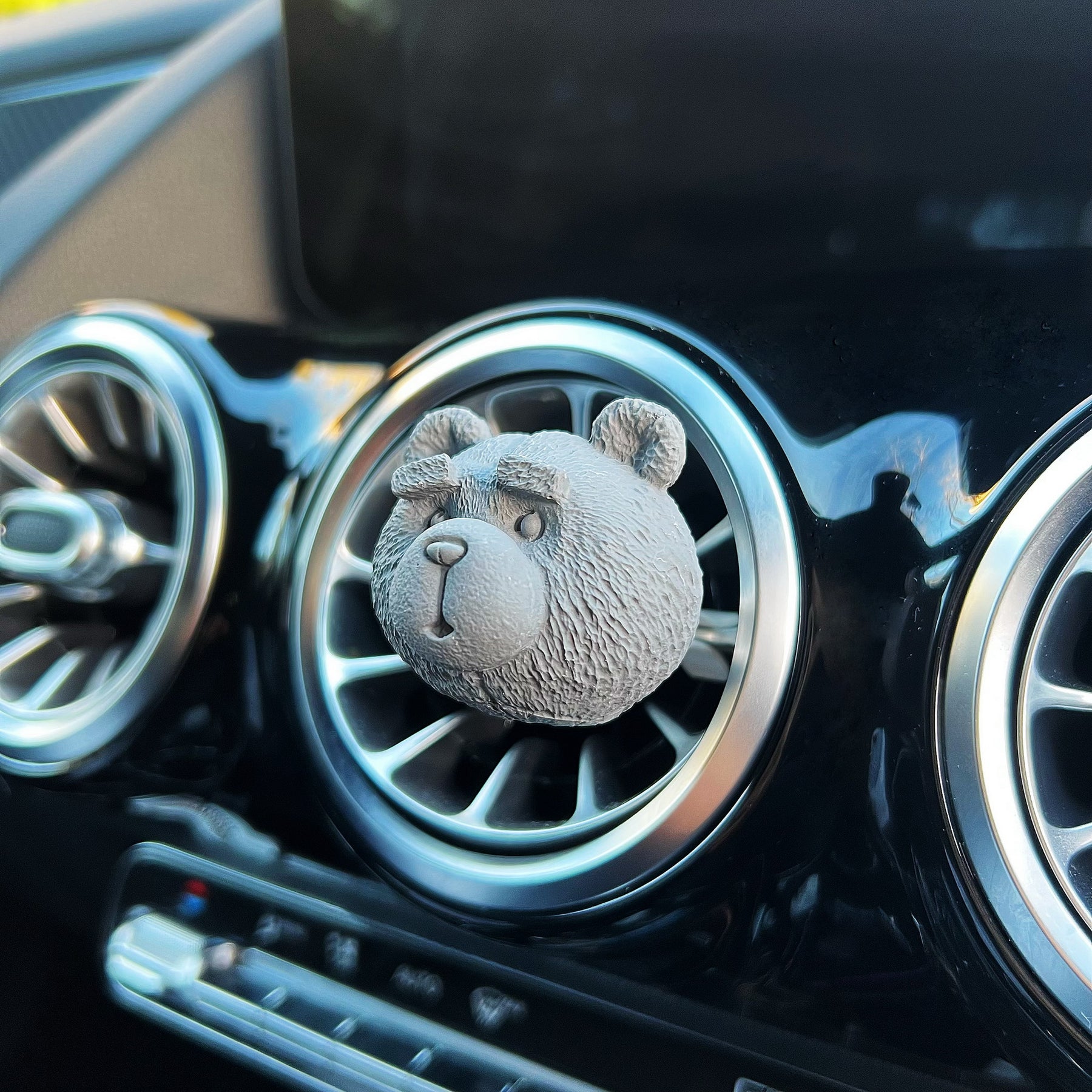 Funny Teddy Bear Handmade Car Air Fresheners, Car Vent Clips | LMJ Candles