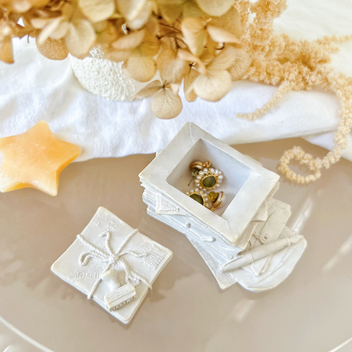 Handcrafted Envelope Shaped Trinket Box - LMJ Candles