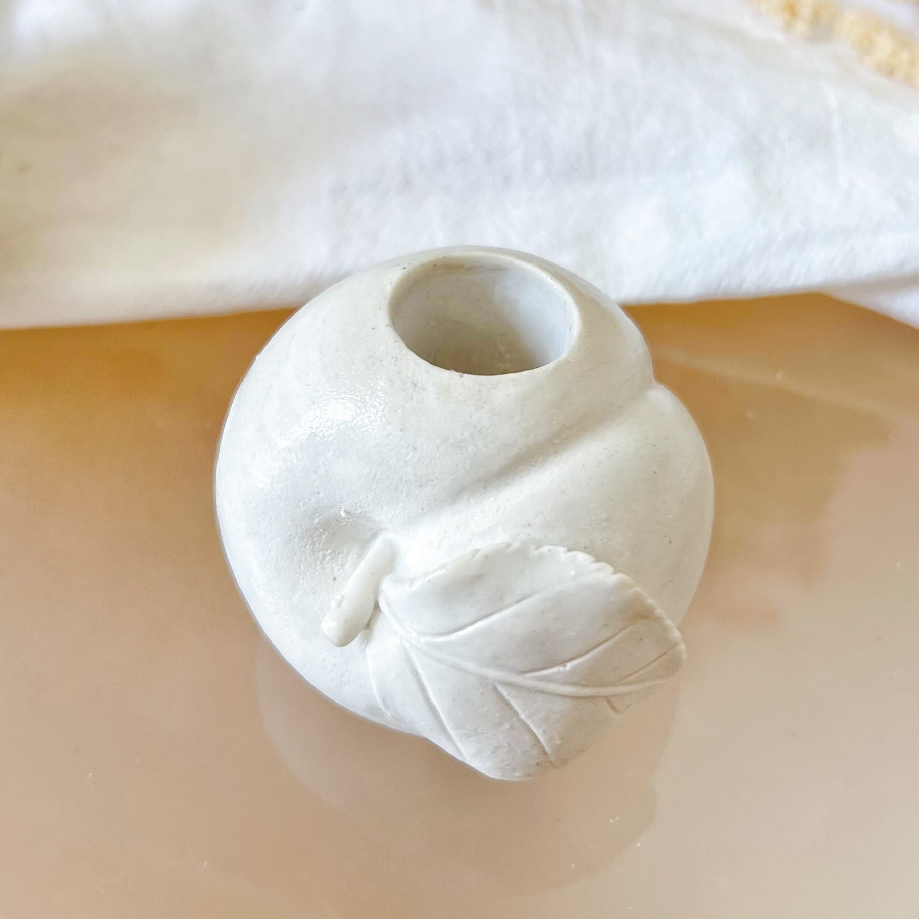 Handcrafted Apple Shaped Toothpick Holder - LMJ Candles