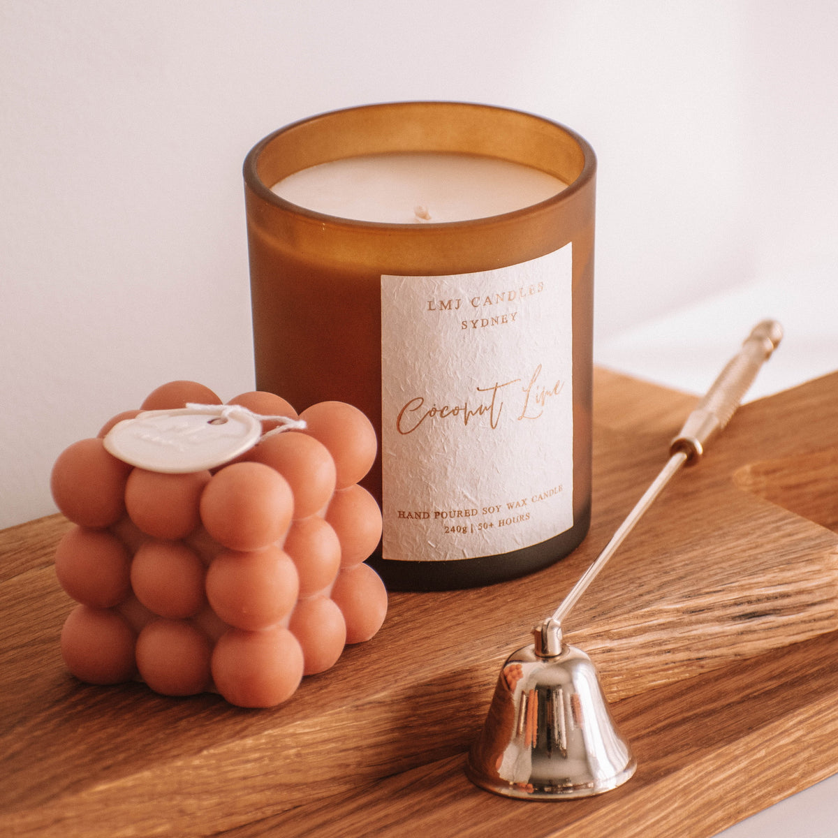 Coconut Lime Natural Soy Candle | LMJ Candles