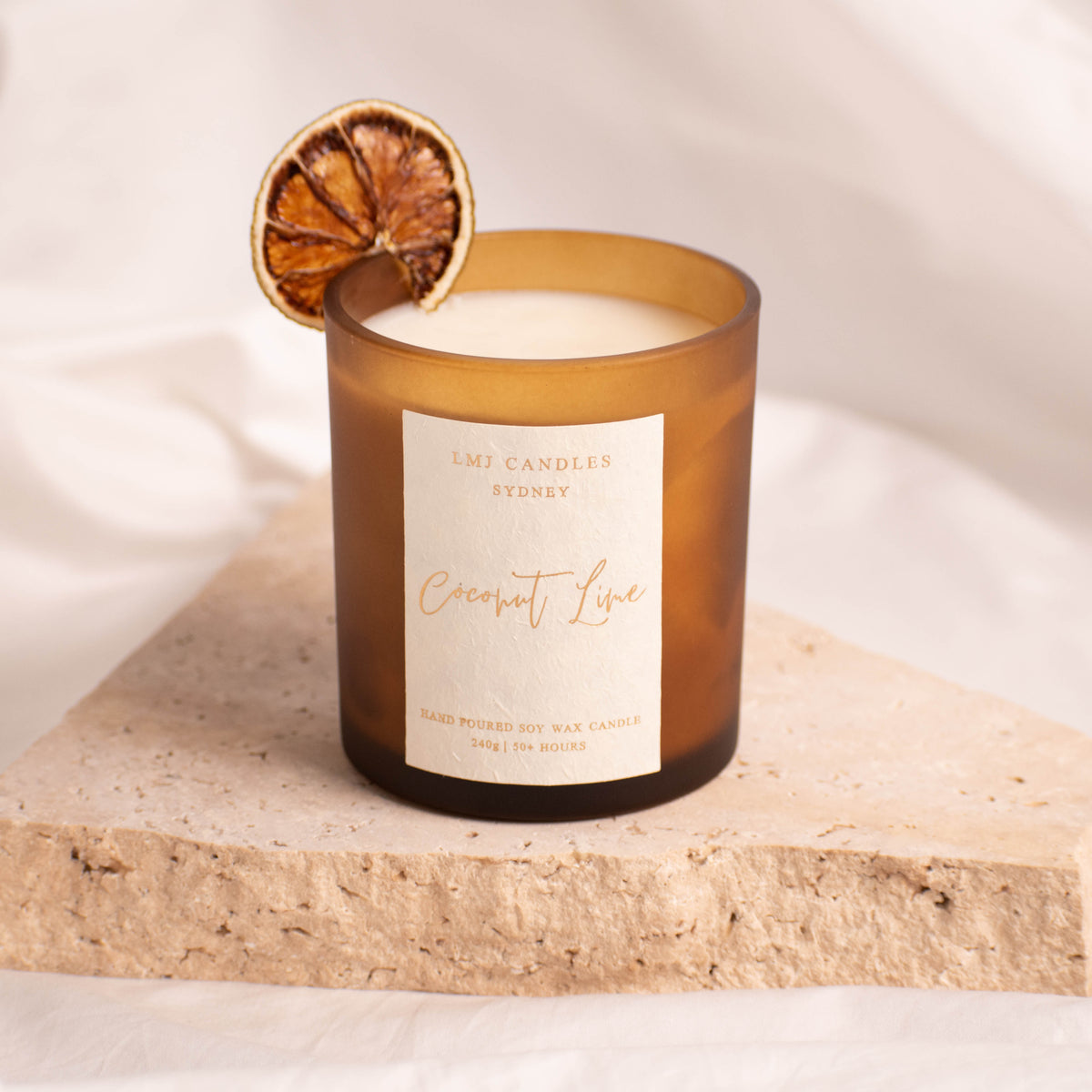 Coconut Lime Natural Soy Candle | LMJ Candles