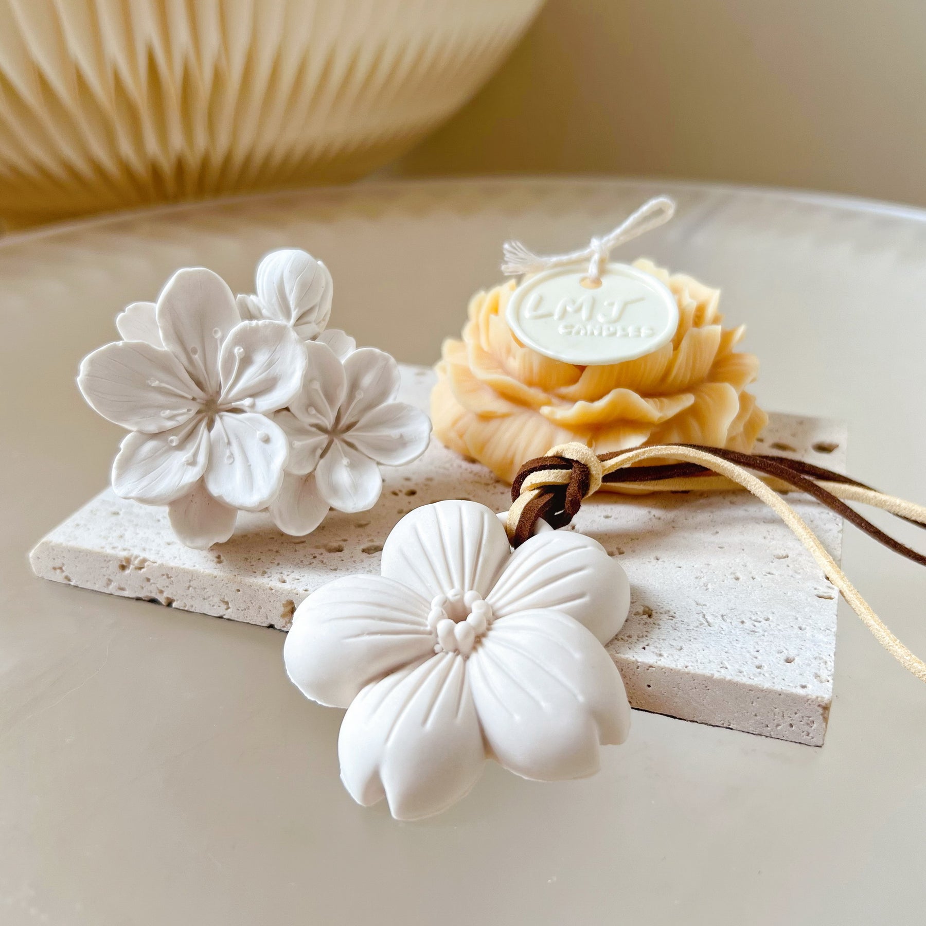 Cherry Blossom Air Freshener Car Vent Clip Hanging Diffuser LMJ Candles