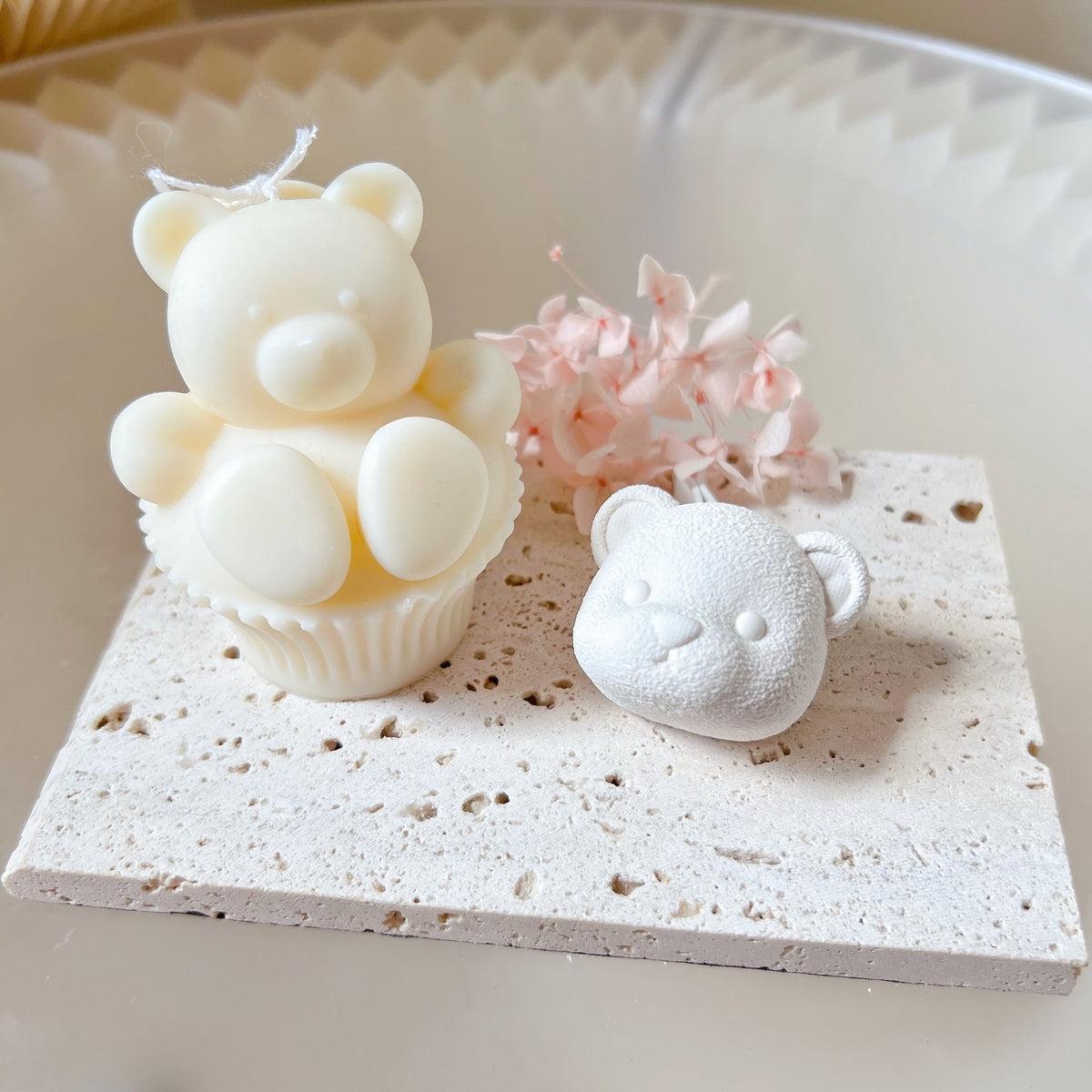Teddy Bear Bust Air Freshener - Car Vent Clip | LMJ Candles