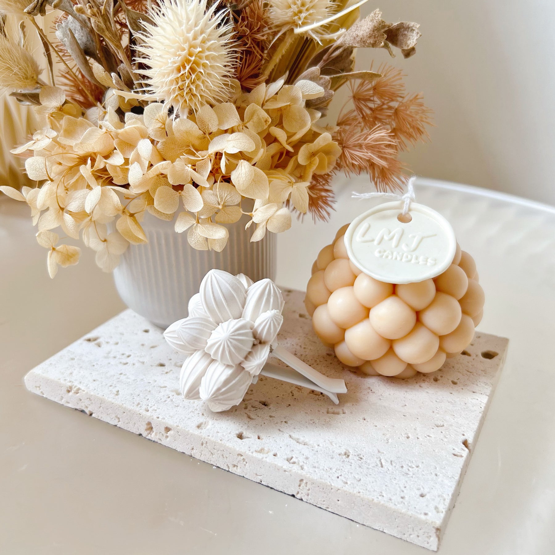 Succulent Air Freshener - Car Vent Clip | LMJ Candles