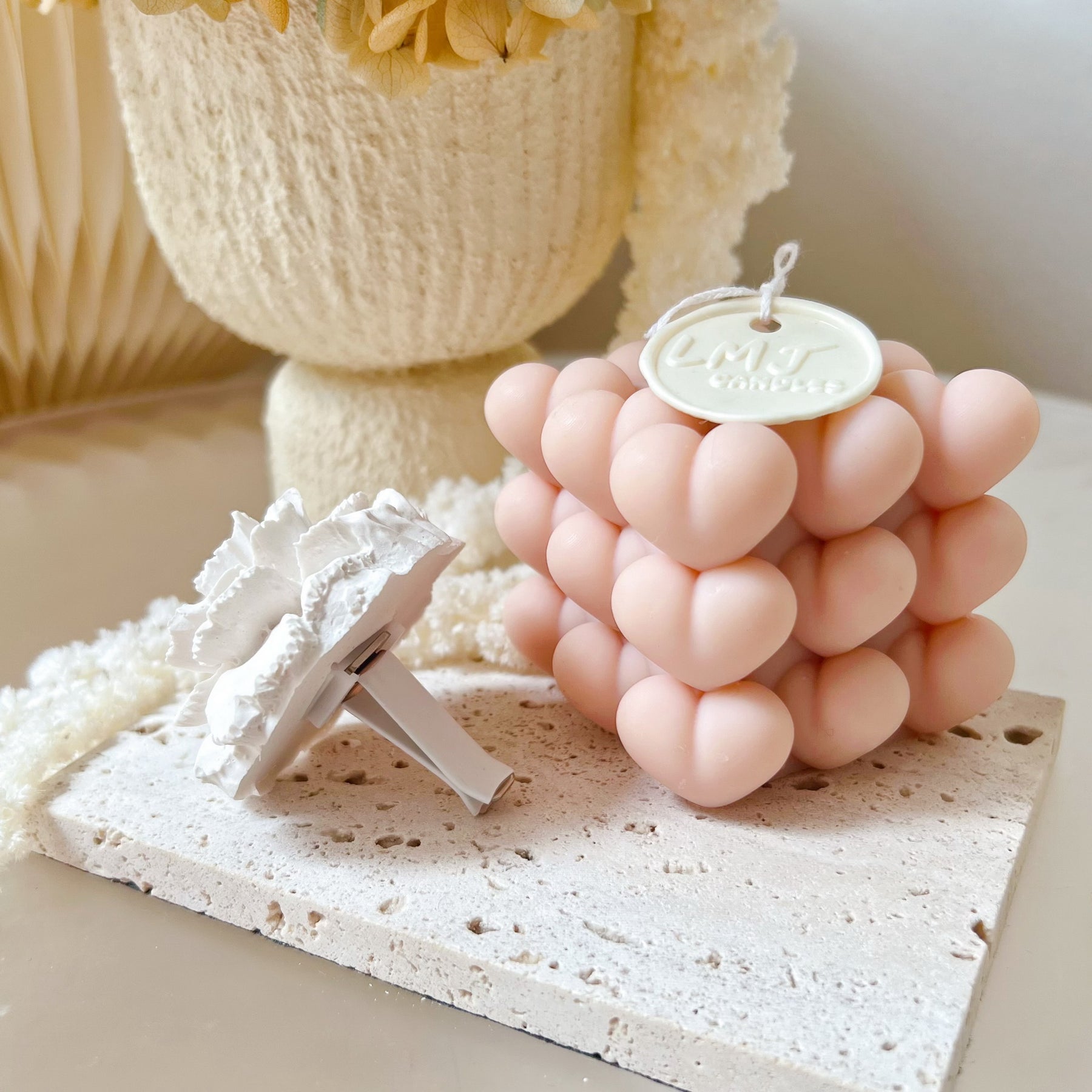 Carnation Car Air Freshener - Car Vent Clip | LMJ Candles
