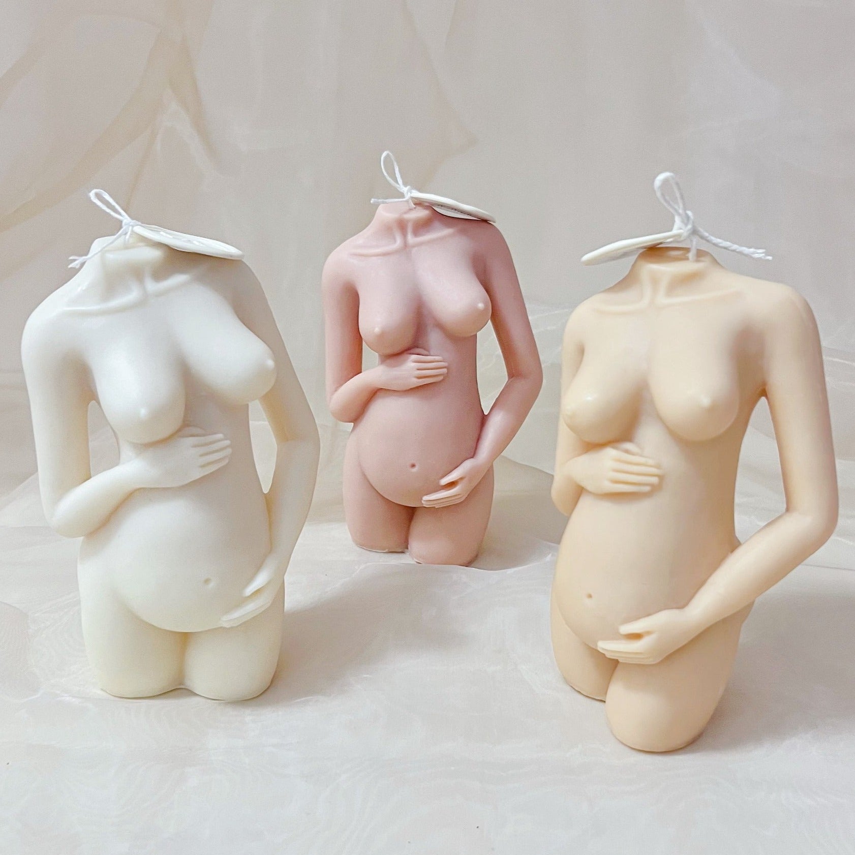 New Mama Gifts - Pregnant Lady Scented Soy Candle | LMJ Candles