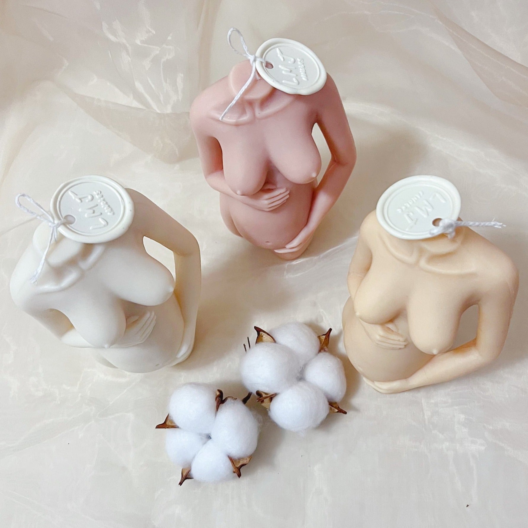 New Mama Gifts - Pregnant Lady Scented Soy Candle | LMJ Candles