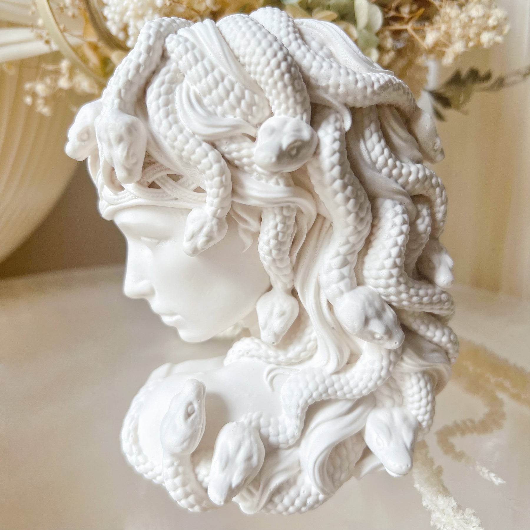 Modern Medusa Bust Home Décor | LMJ Candles