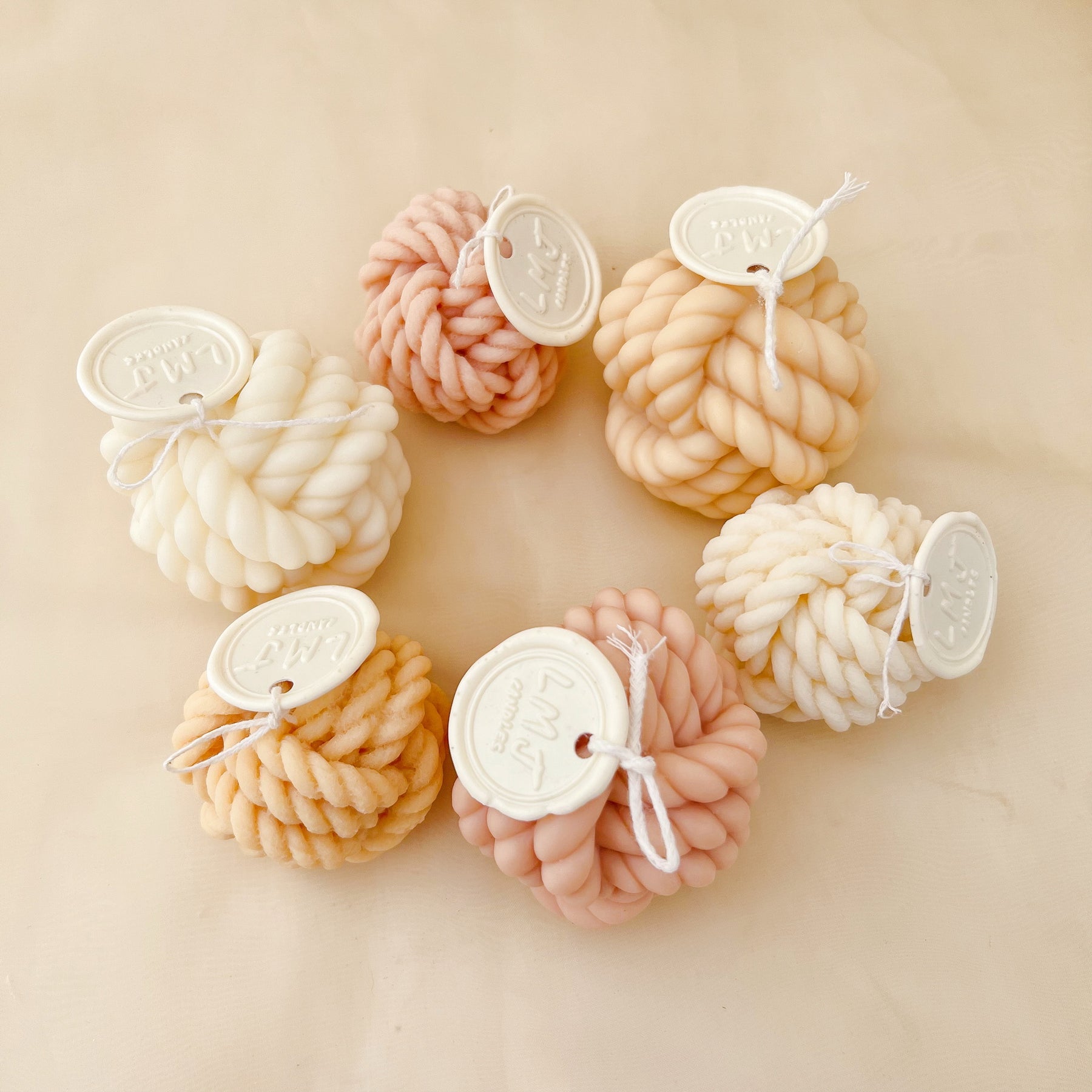 Yarn Ball Scented Soy Candle - Unique Home Décor | LMJ Candles