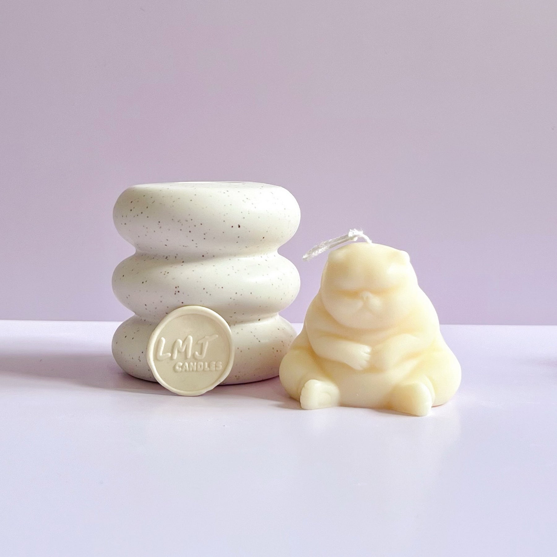 Gift for Cat Lovers: Persian Cat Scented Soy Candle | LMJ Candles