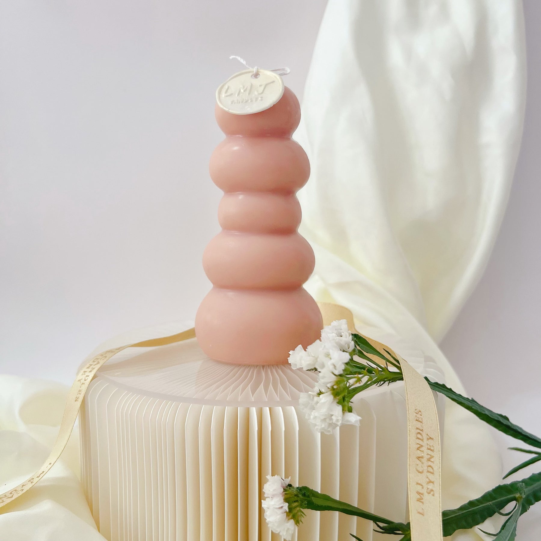 Dreamy Scents & Thoughtful Gift - Pebble Pillar Candle | LMJ Candles