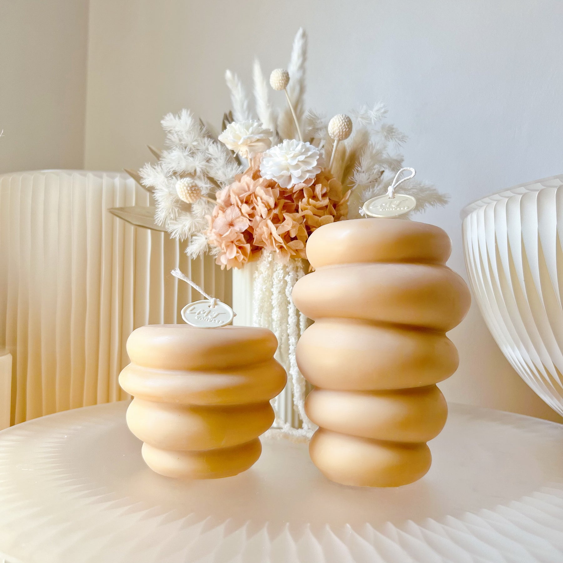 Beehive Scented Soy Pillar Candle - Paraffin Free Candle | LMJ Candles