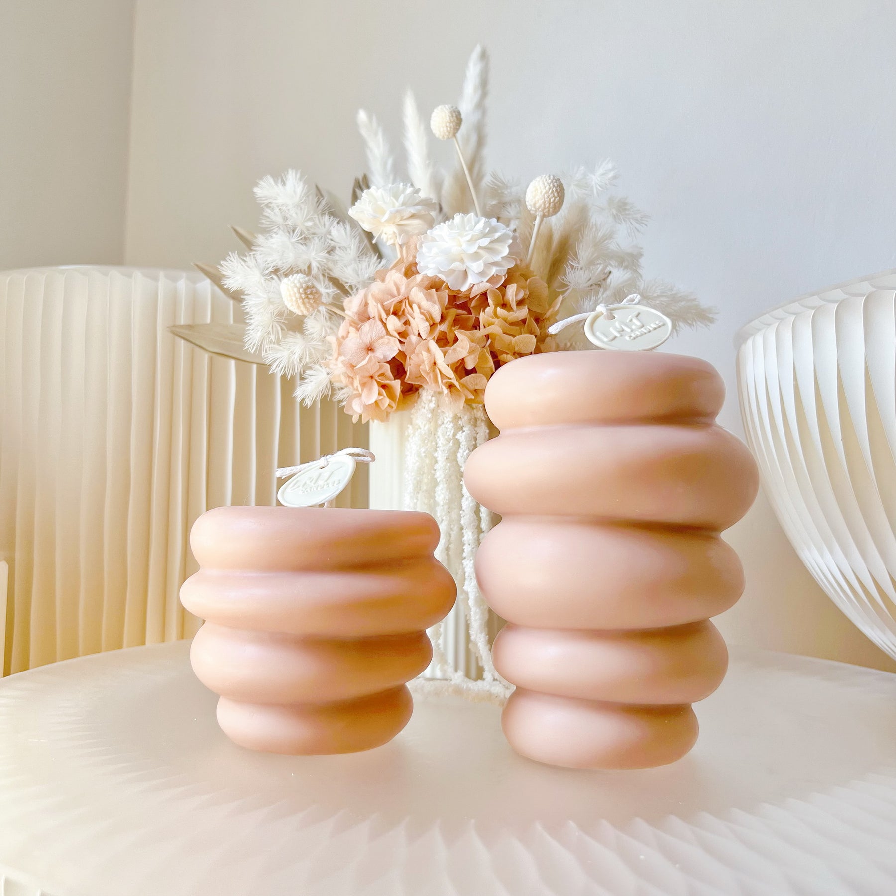 Beehive Scented Soy Pillar Candle - Paraffin Free Candle | LMJ Candles