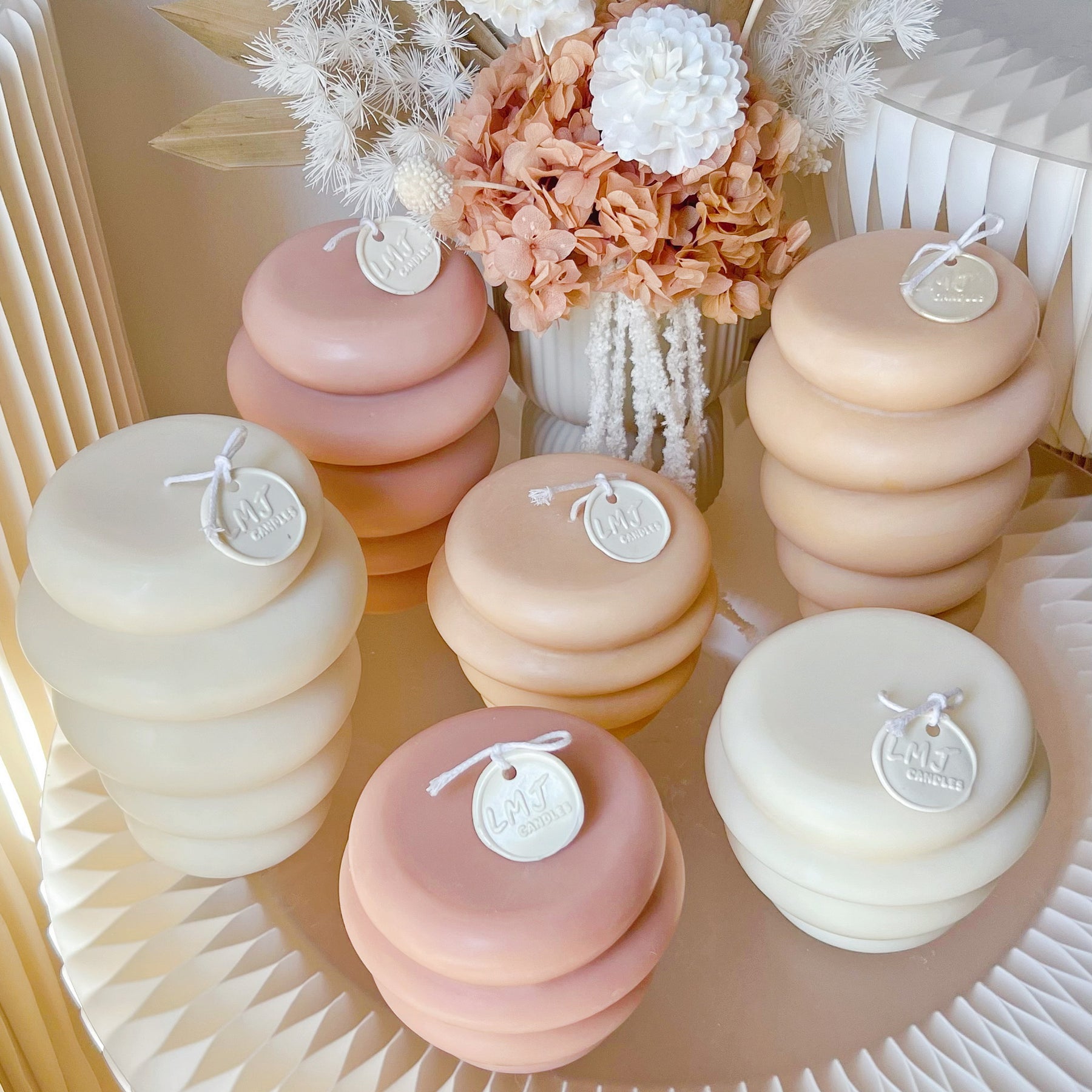 Beehive Scented Soy Pillar Candle - Paraffin Free Candle | LMJ Candles