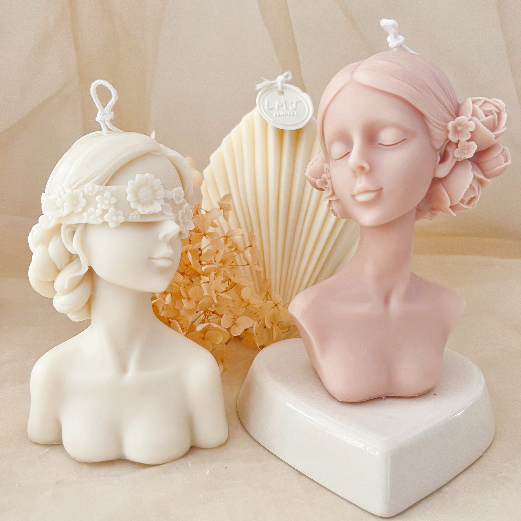 Flower Girl Scented Soy Candle - Blindfold Body Candle | LMJ Candles