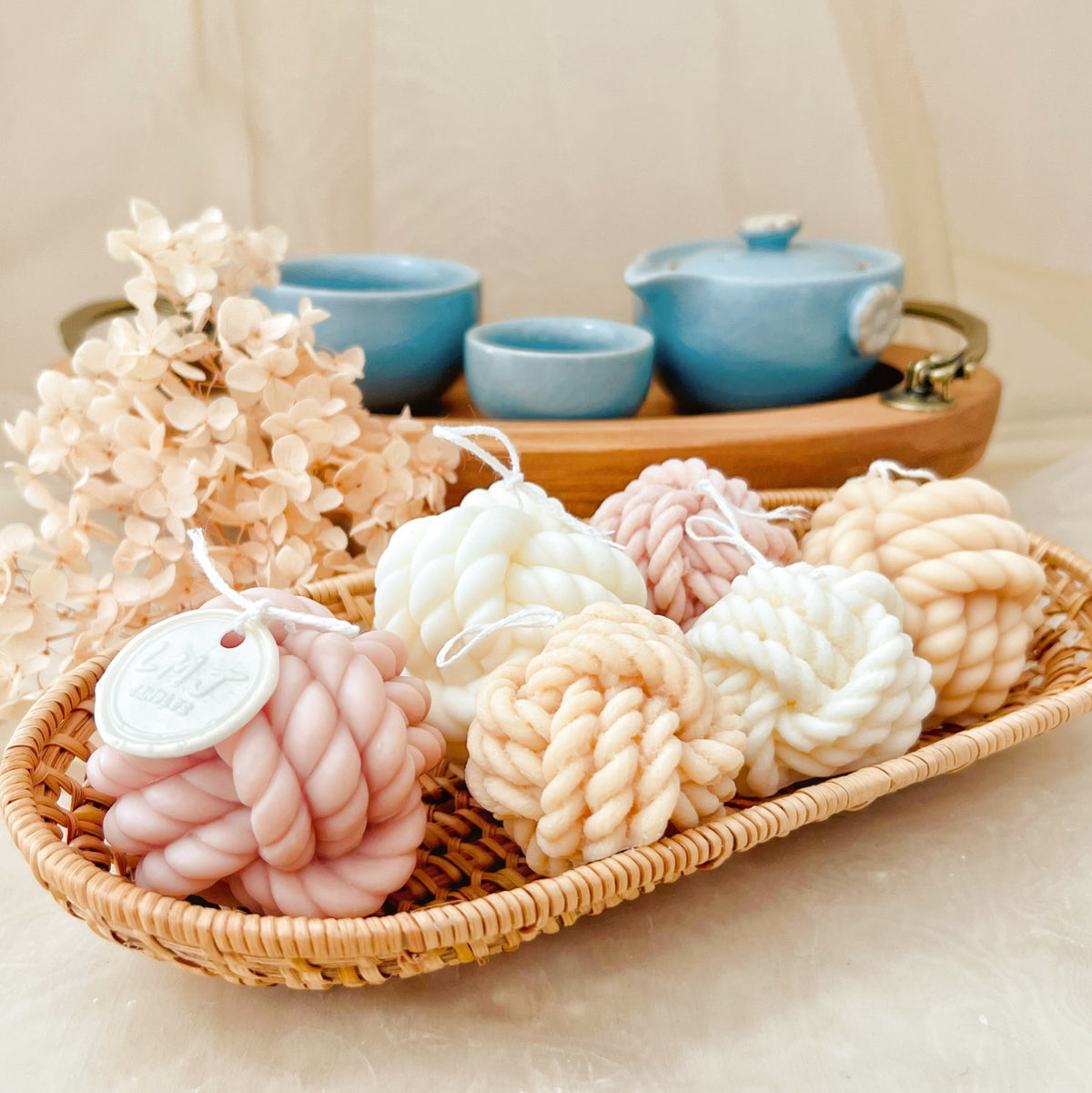 Yarn Ball Scented Soy Candle - Unique Home Décor | LMJ Candles