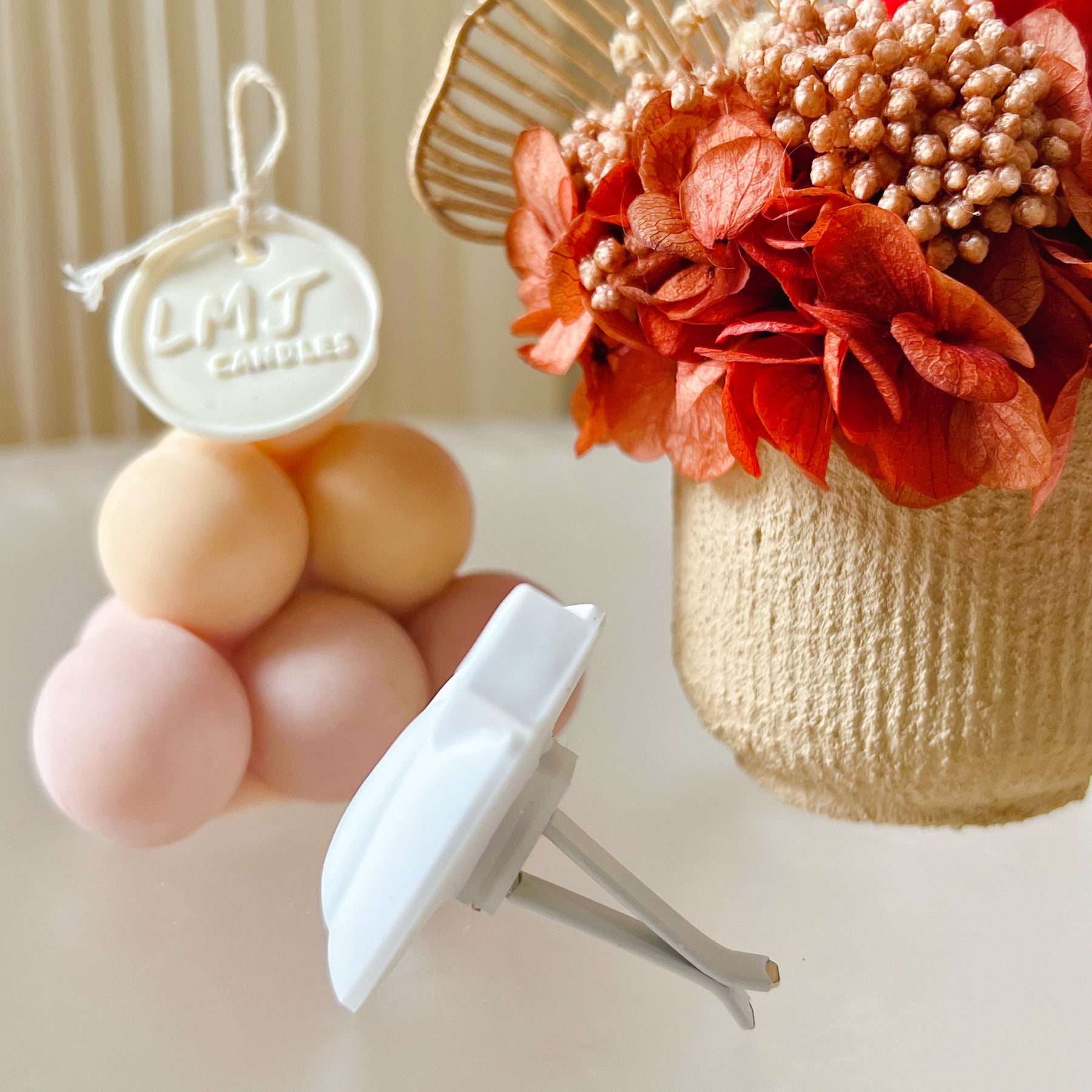 Love Heart Air Freshener - Car Vent Clip Car Diffuser | LMJ Candles