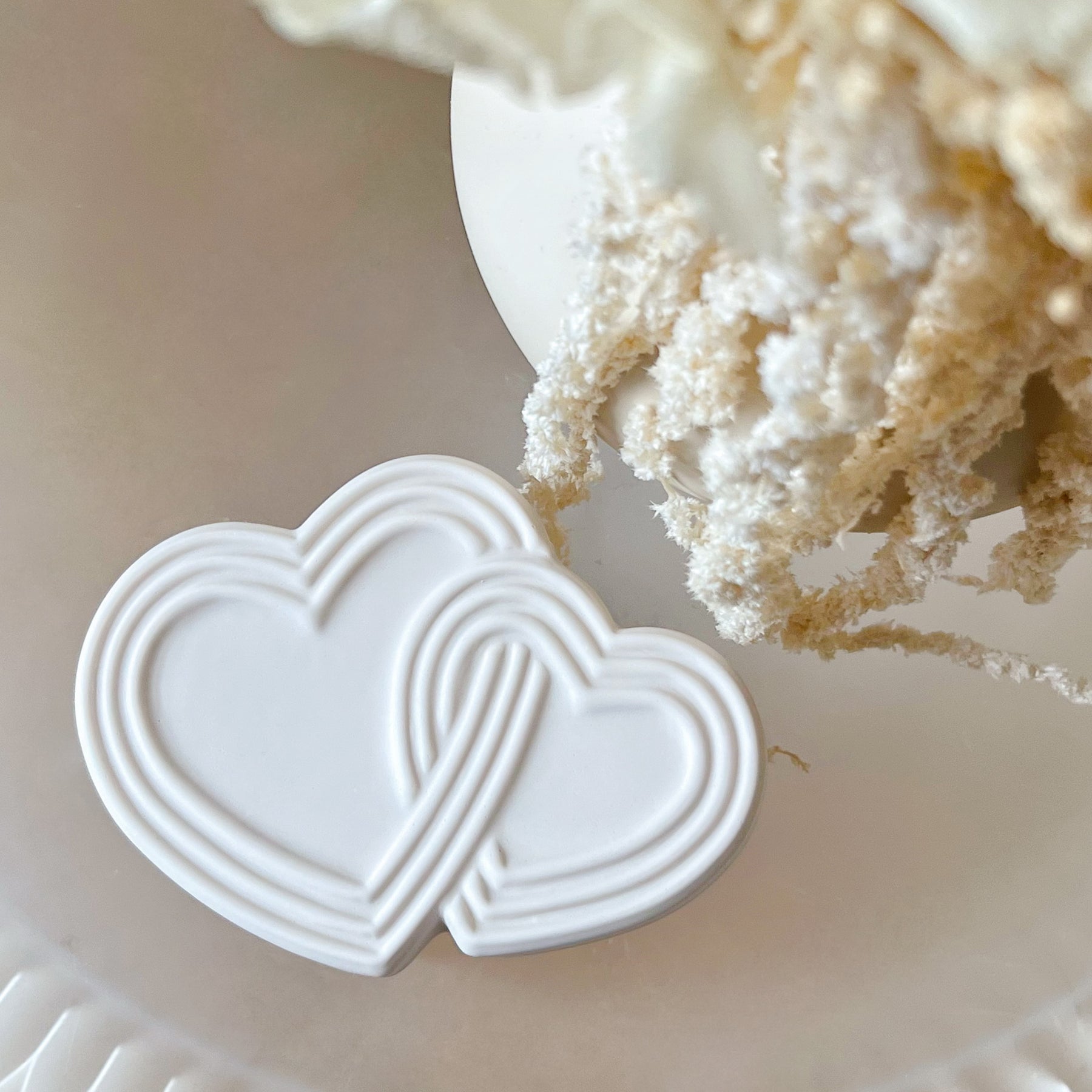 Exclusive Handcrafted Heart Duo Trinket Box | LMJ Candles