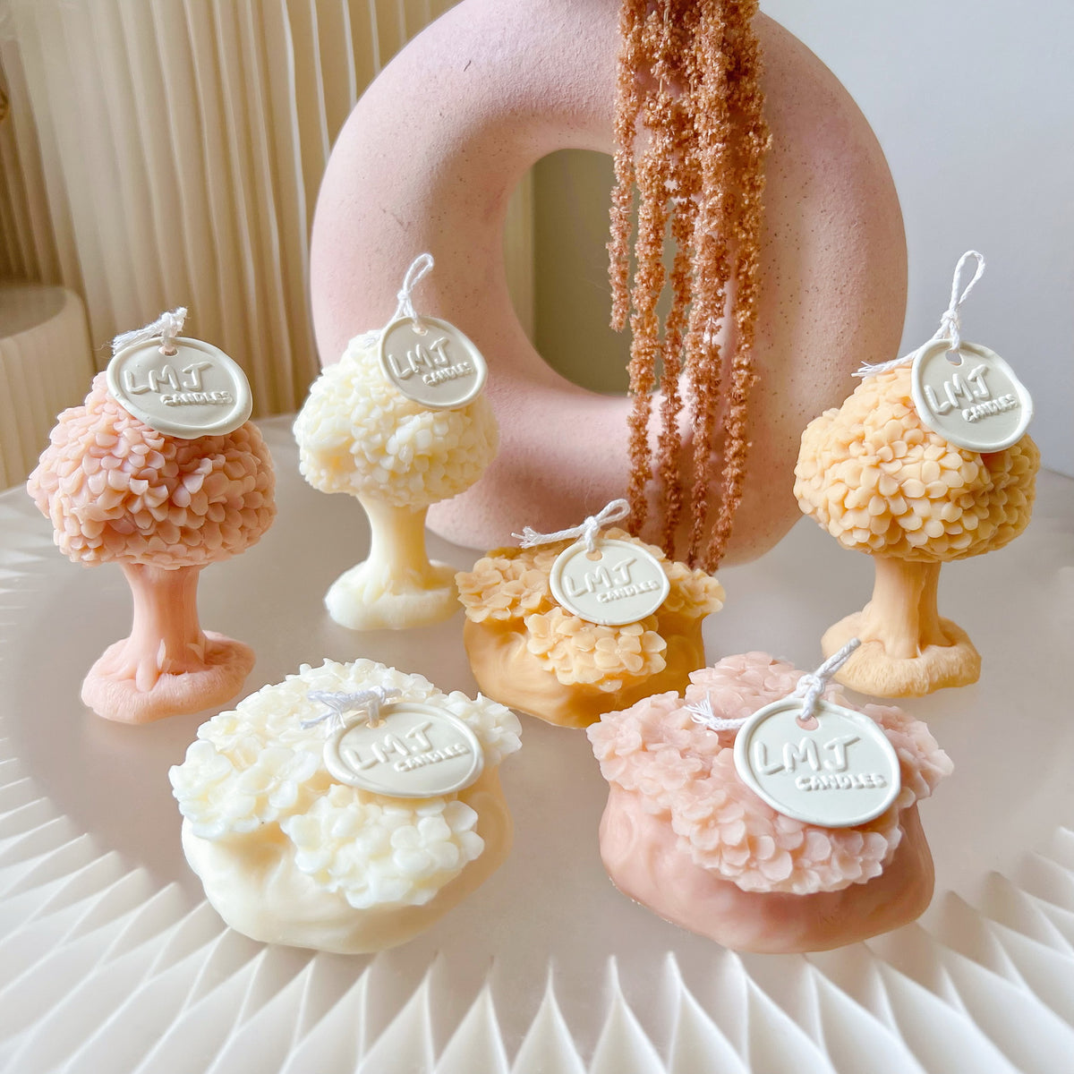 Flower Tree Garden Bed Scented Soy Candle - Unique Gift | LMJ Candles