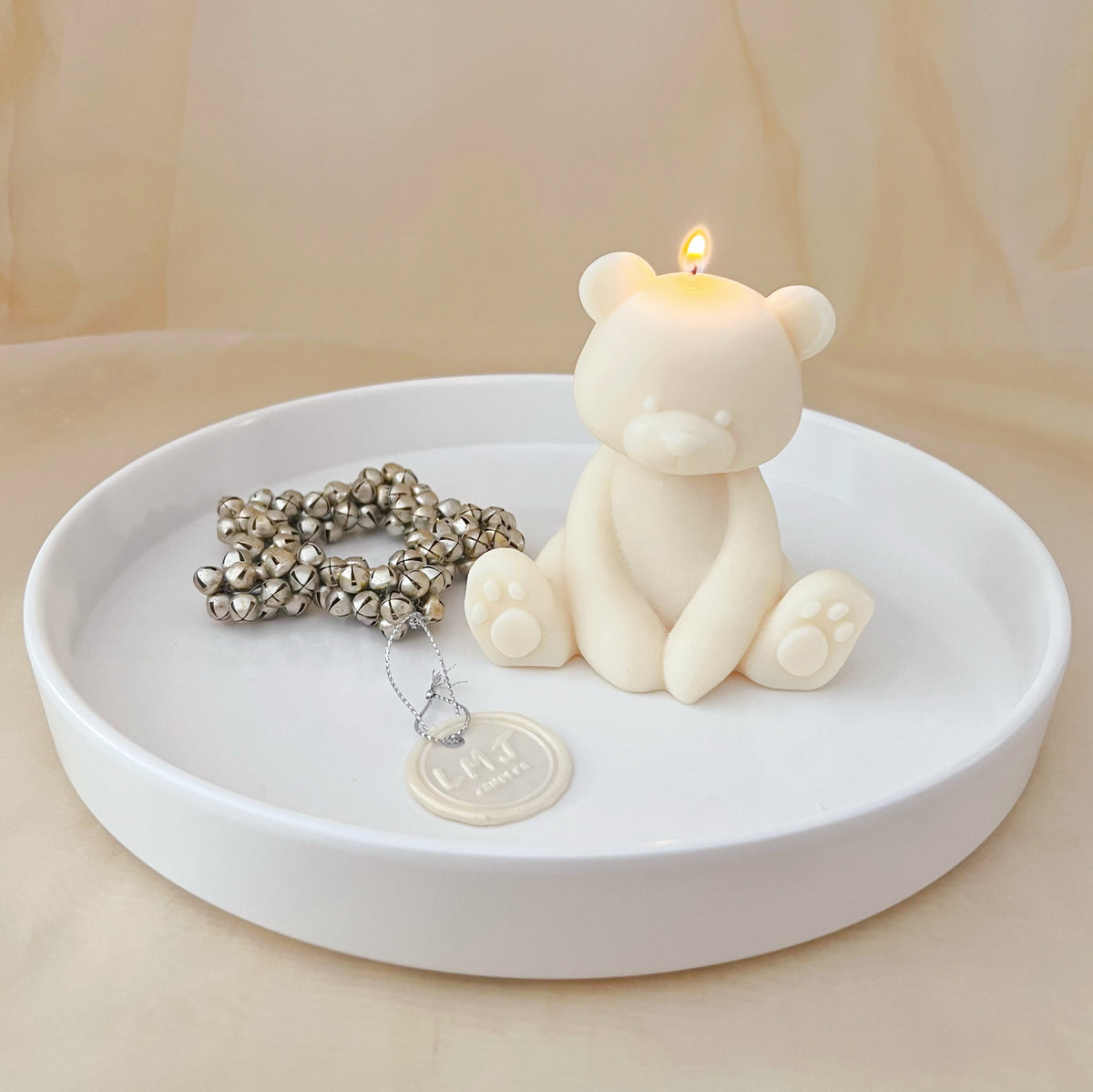 Teddy Bear Scented Soy Candle - Baby Shower Gifts | LMJ Candles