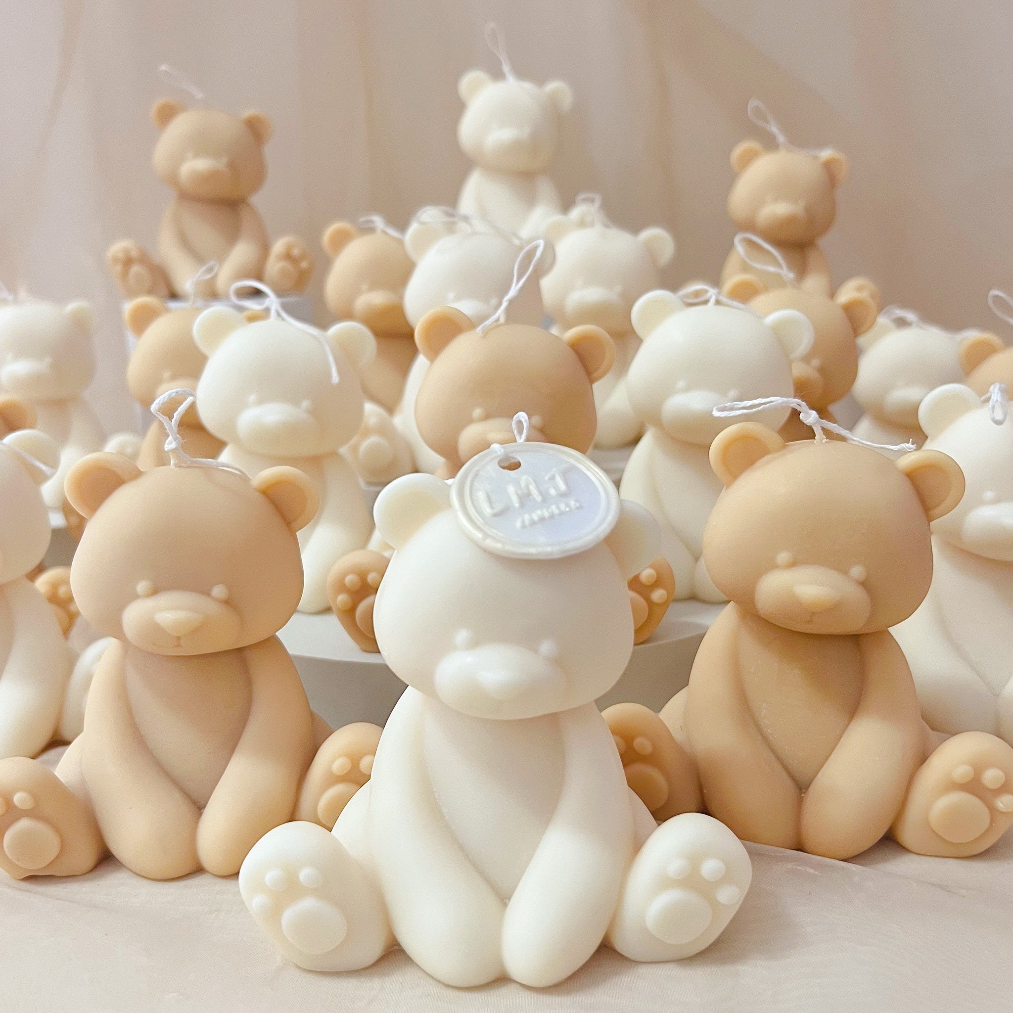 Scented Teddy Bear Soy Candle - LMJ Candles