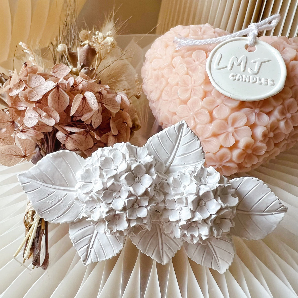 Blooming Hydrangea Car Air Freshener Car Vent Clip | LMJ Candles