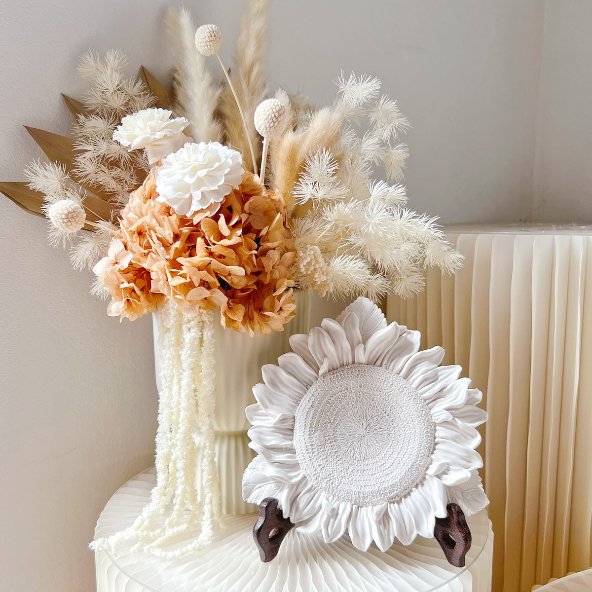 Sunflower Scented Artwork, Home Flower Air Freshener, LMJ Candles