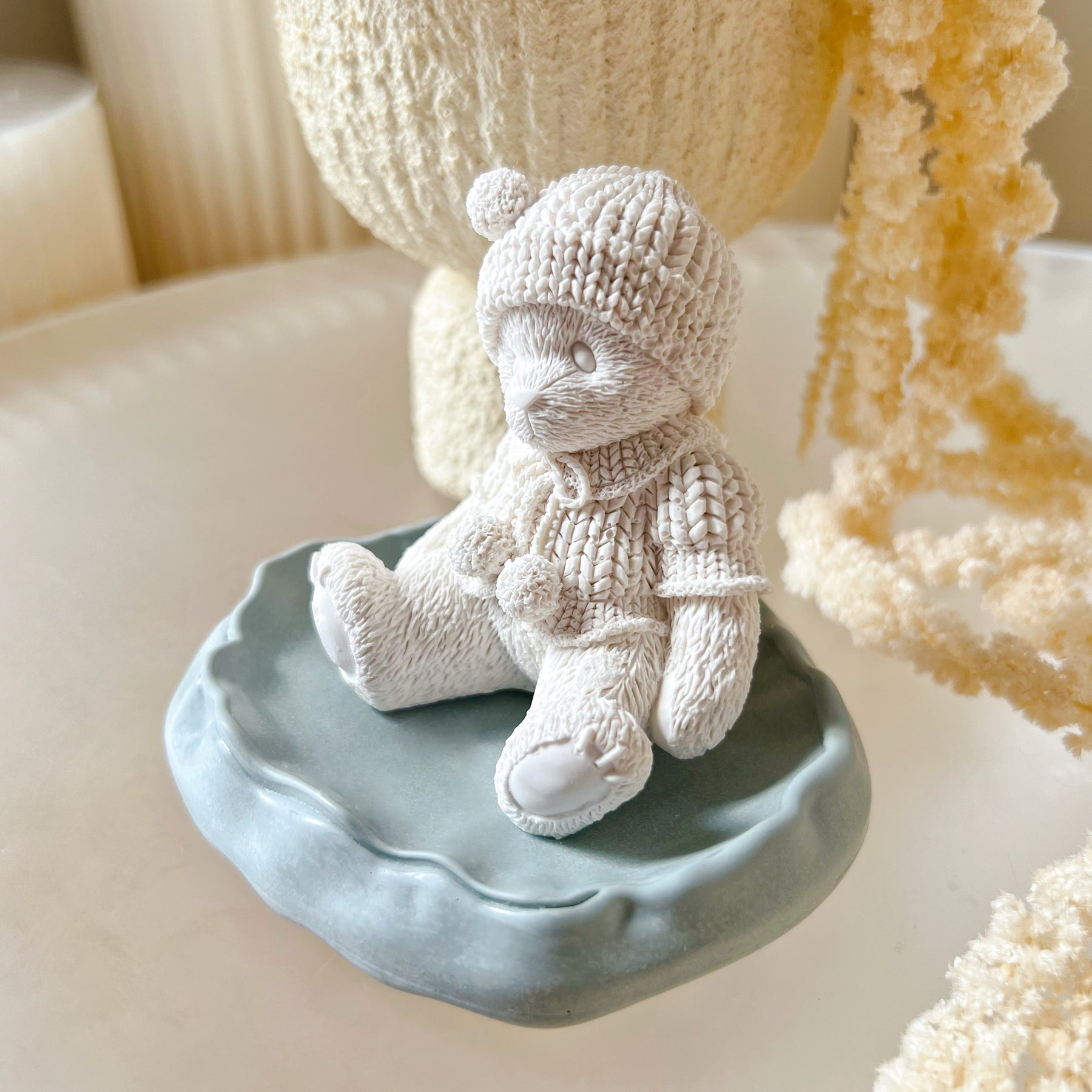 Handcrafted Frill Decorative Tray | Trinket Dish - LMJ Candles