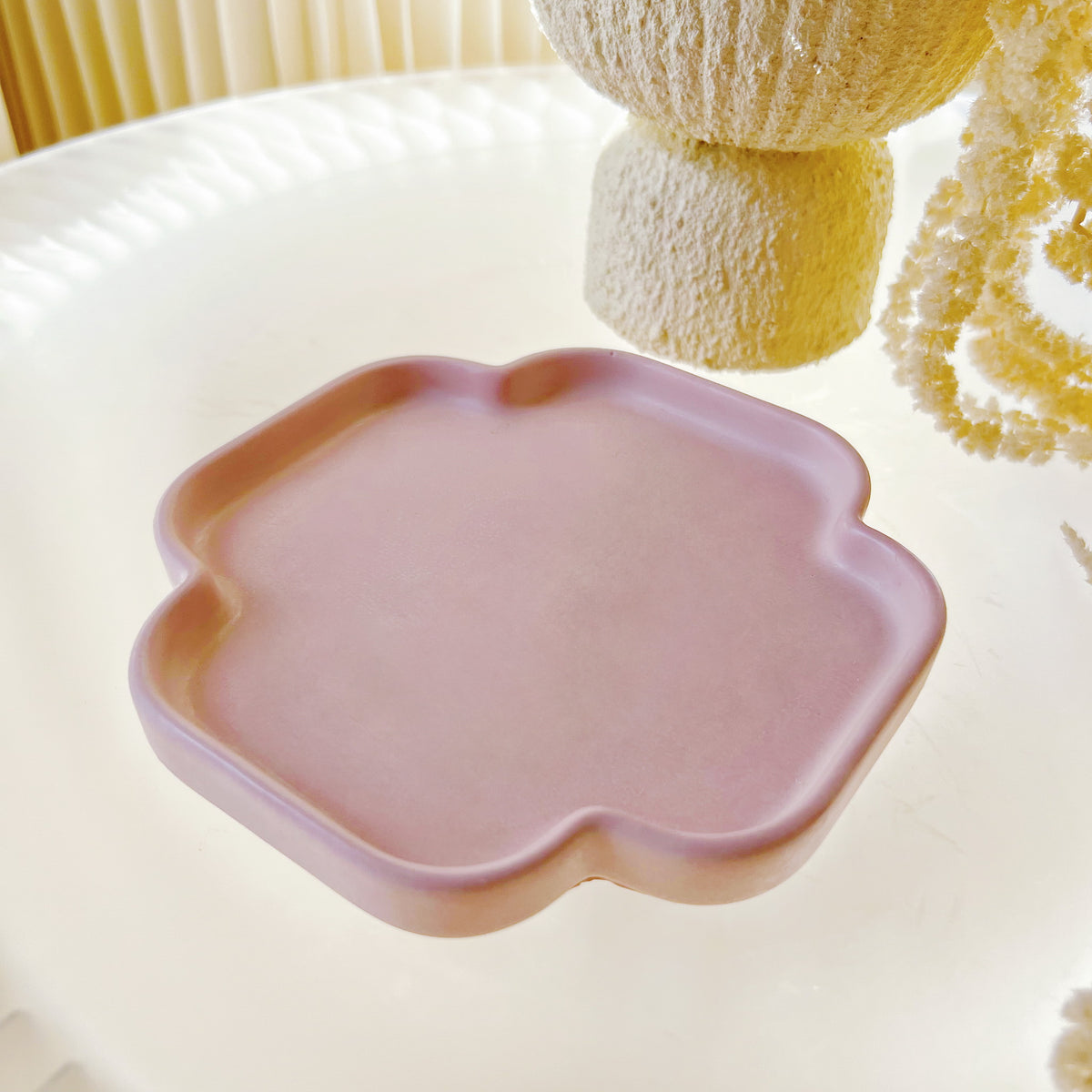 Handcrafted Square Candle Tray | LMJ Candles