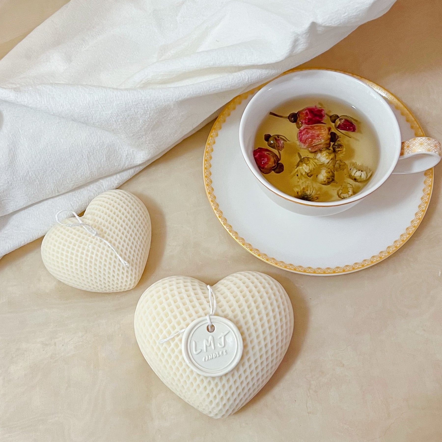 Handmade Gift - Love Heart Scented Soy Candle | LMJ Candles