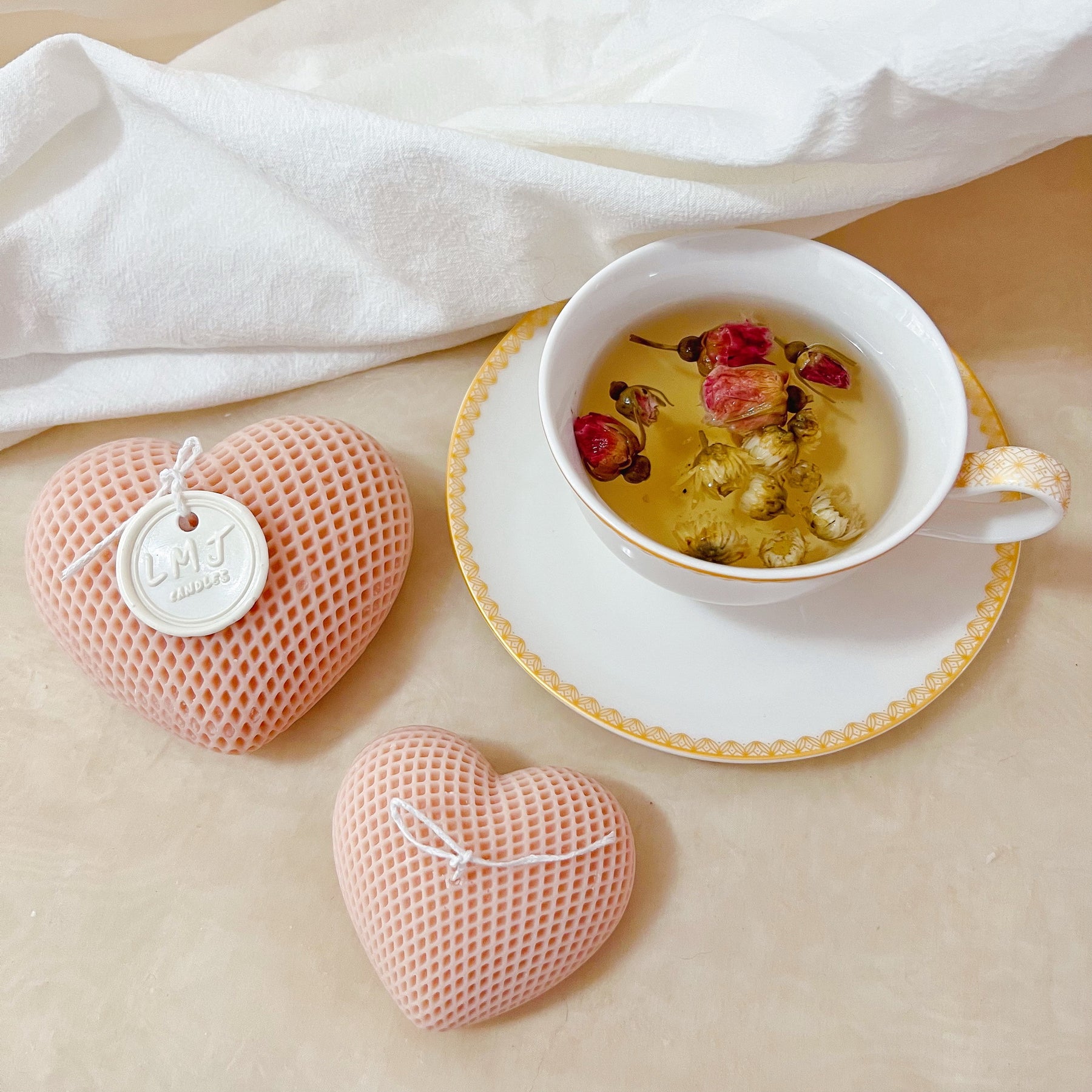 Handmade Gift - Love Heart Scented Soy Candle | LMJ Candles