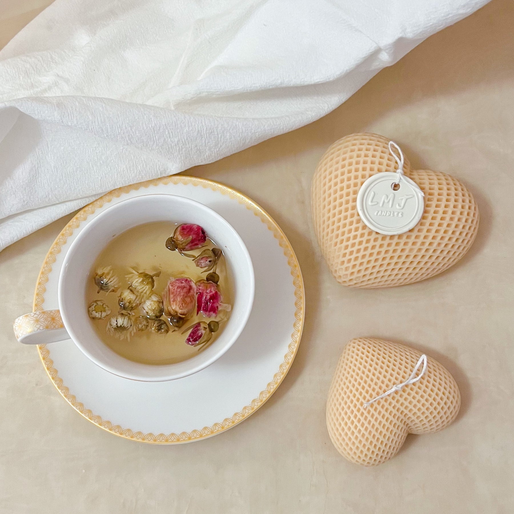 Handmade Gift - Love Heart Scented Soy Candle | LMJ Candles
