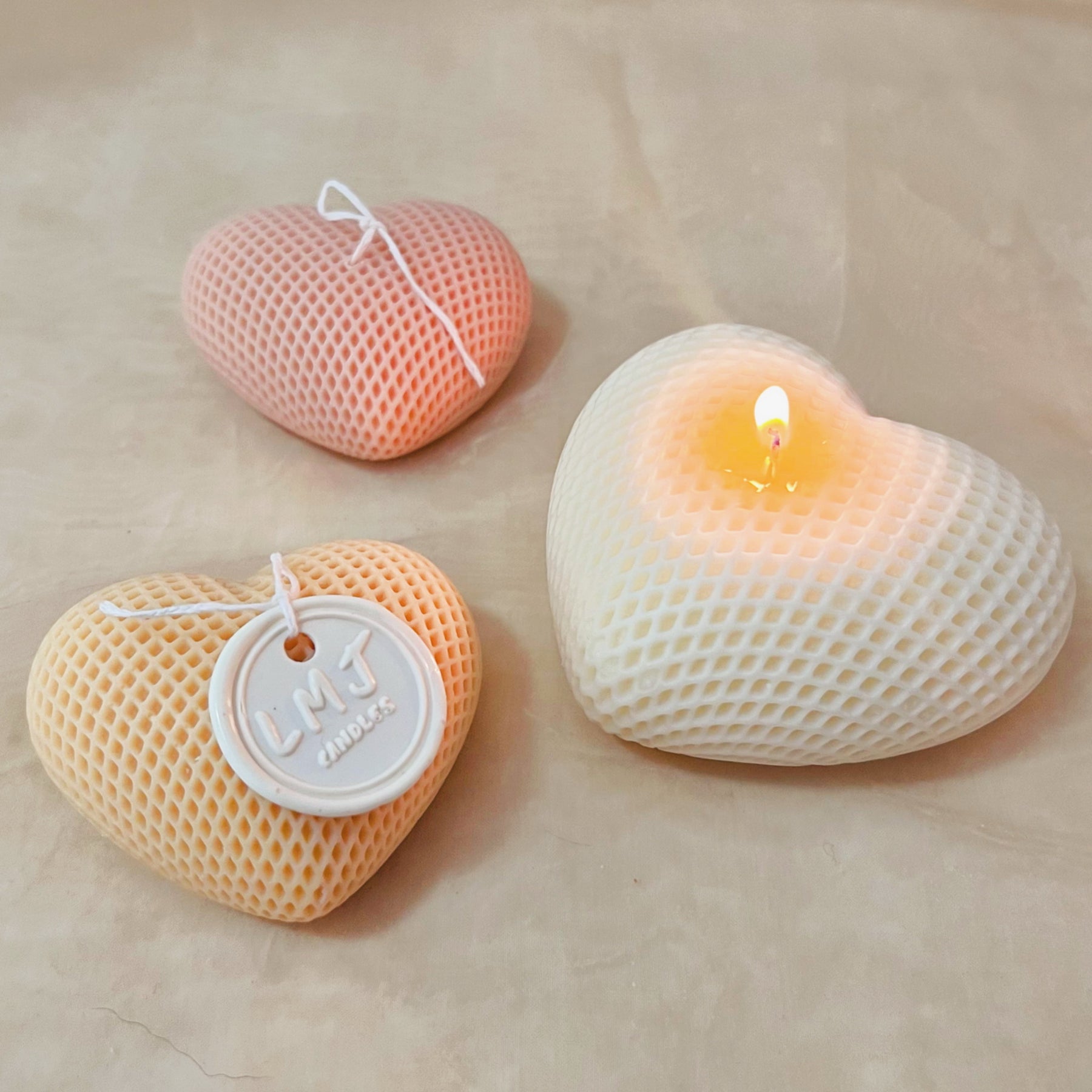 Handmade Gift - Love Heart Scented Soy Candle | LMJ Candles