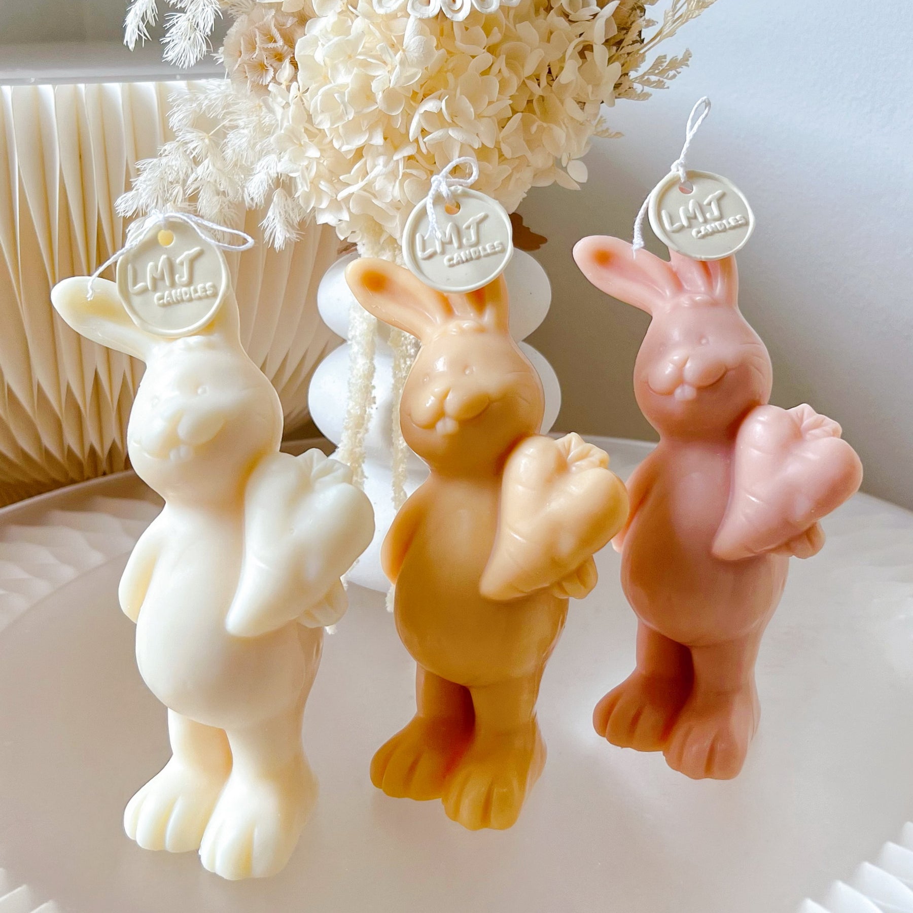 Carrot Bunny Scented Soy Candle - Easter Gift & Décor | LMJ Candles