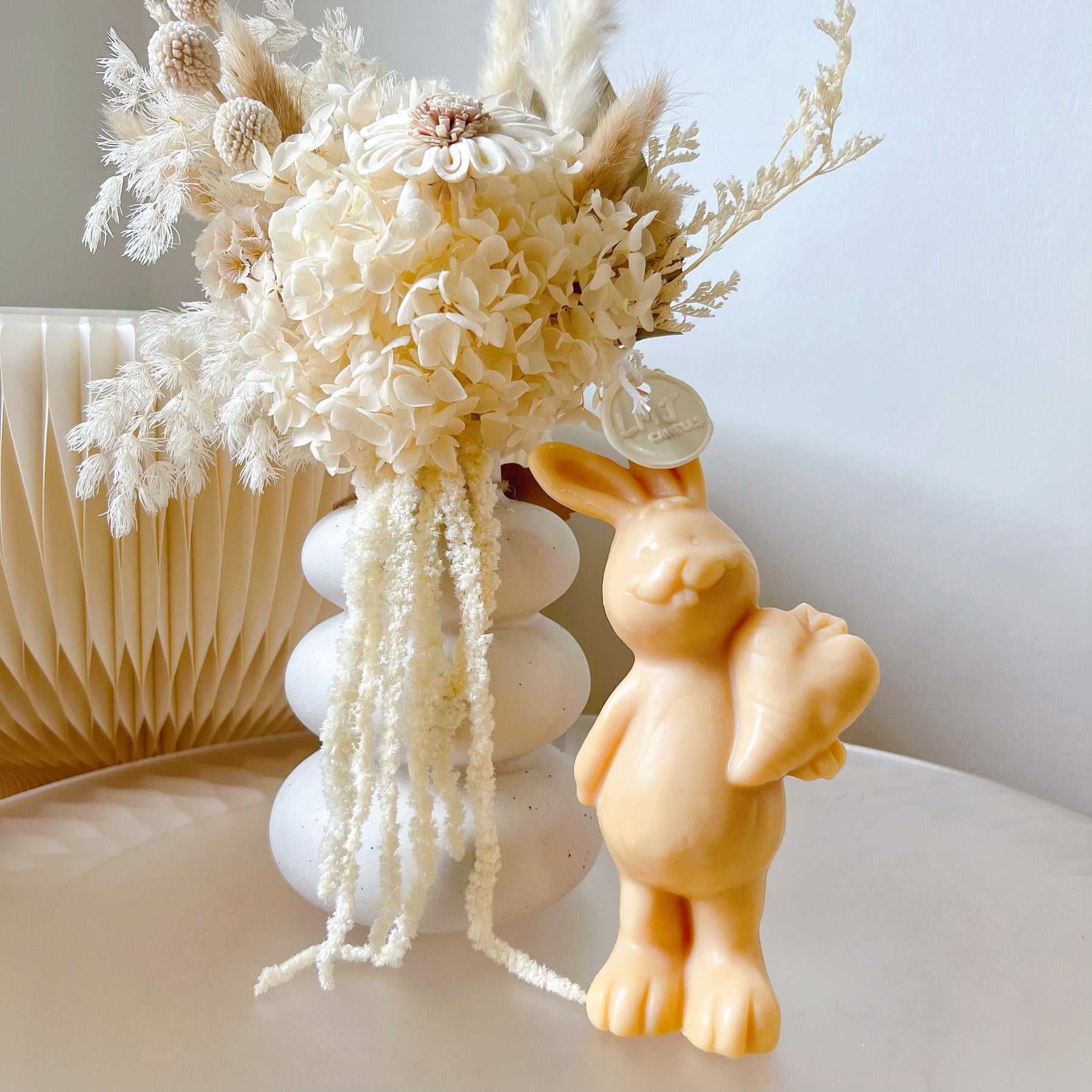 Carrot Bunny Scented Soy Candle - Easter Gift & Décor | LMJ Candles