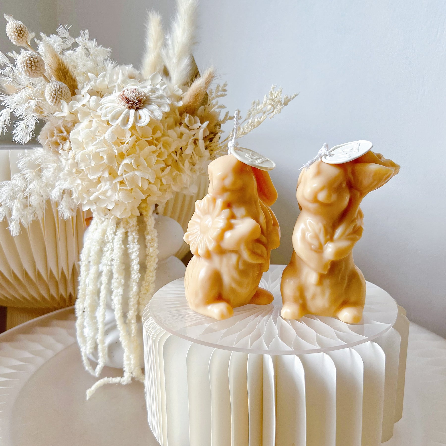 Flower Bunny Scented Soy Candle - Easter Décor & Gifts | LMJ Candles