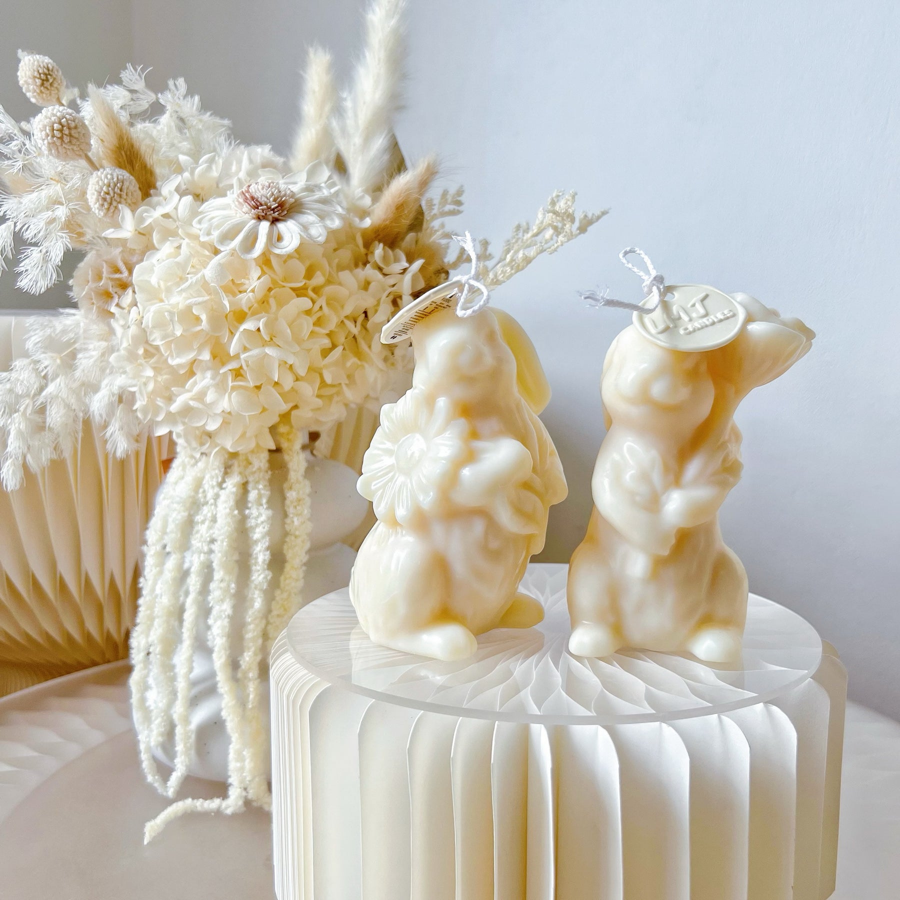 Flower Bunny Scented Soy Candle - Easter Décor & Gifts | LMJ Candles