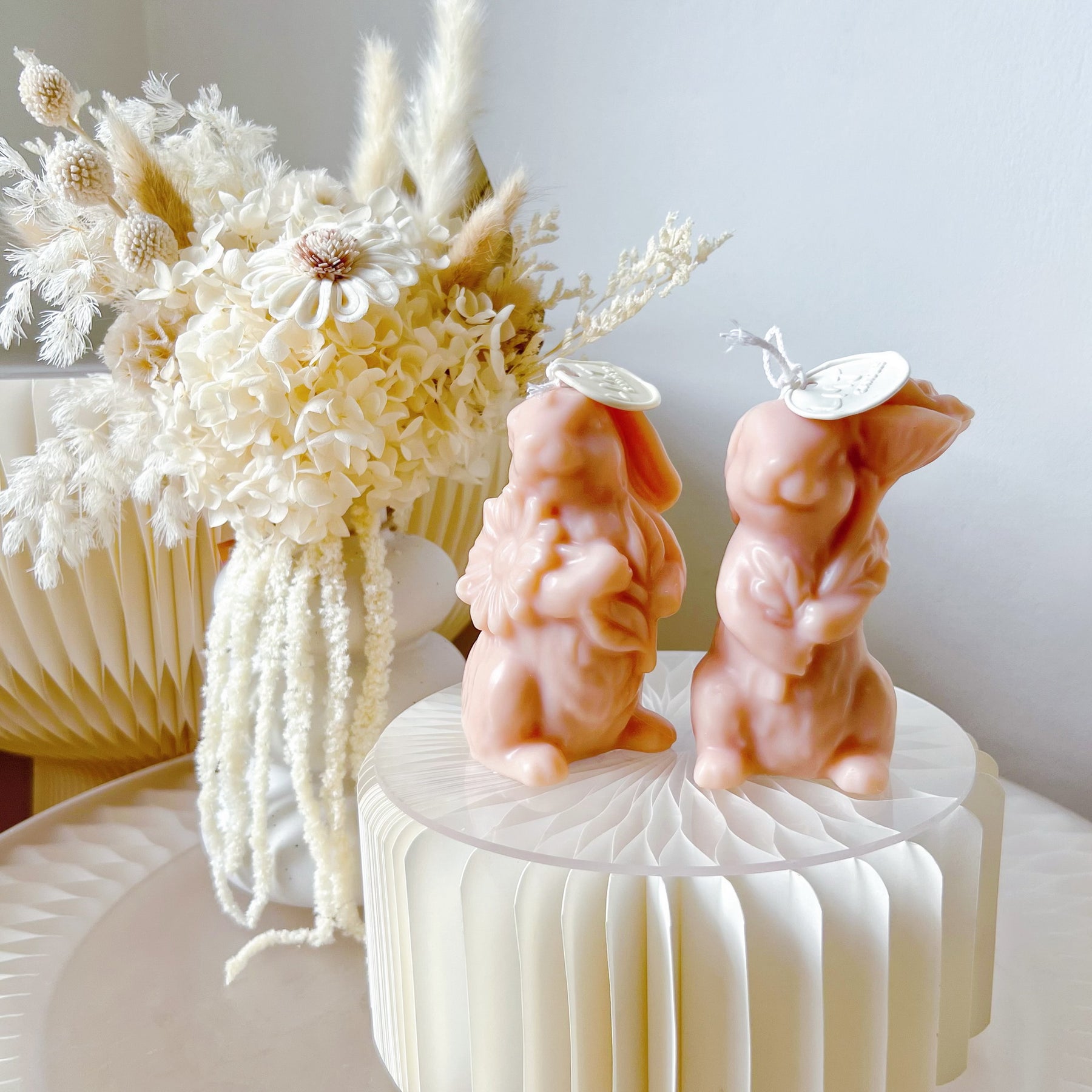 Flower Bunny Scented Soy Candle - Easter Décor & Gifts | LMJ Candles