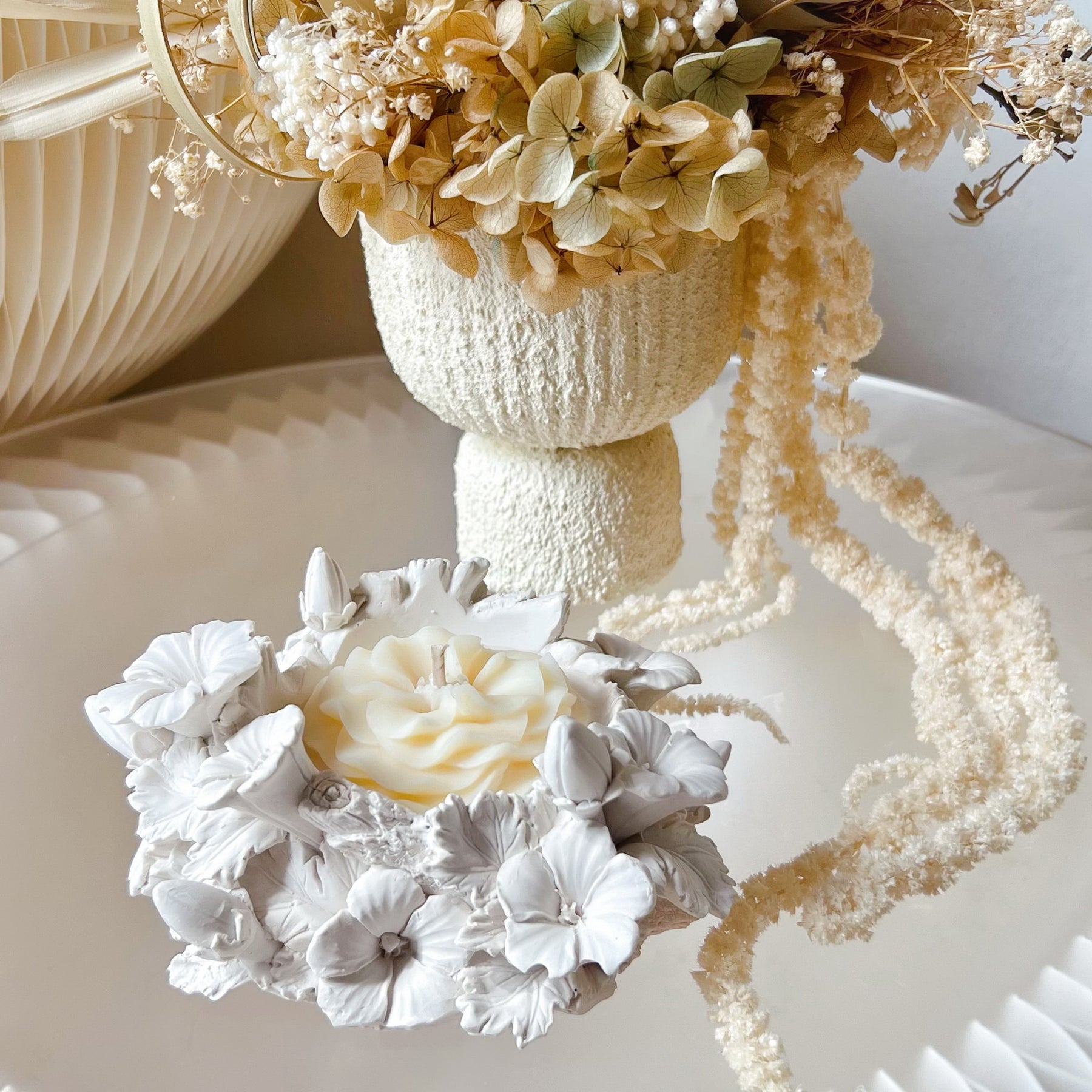 Handmade Flower Pot Soy Wax Candle | LMJ Candles