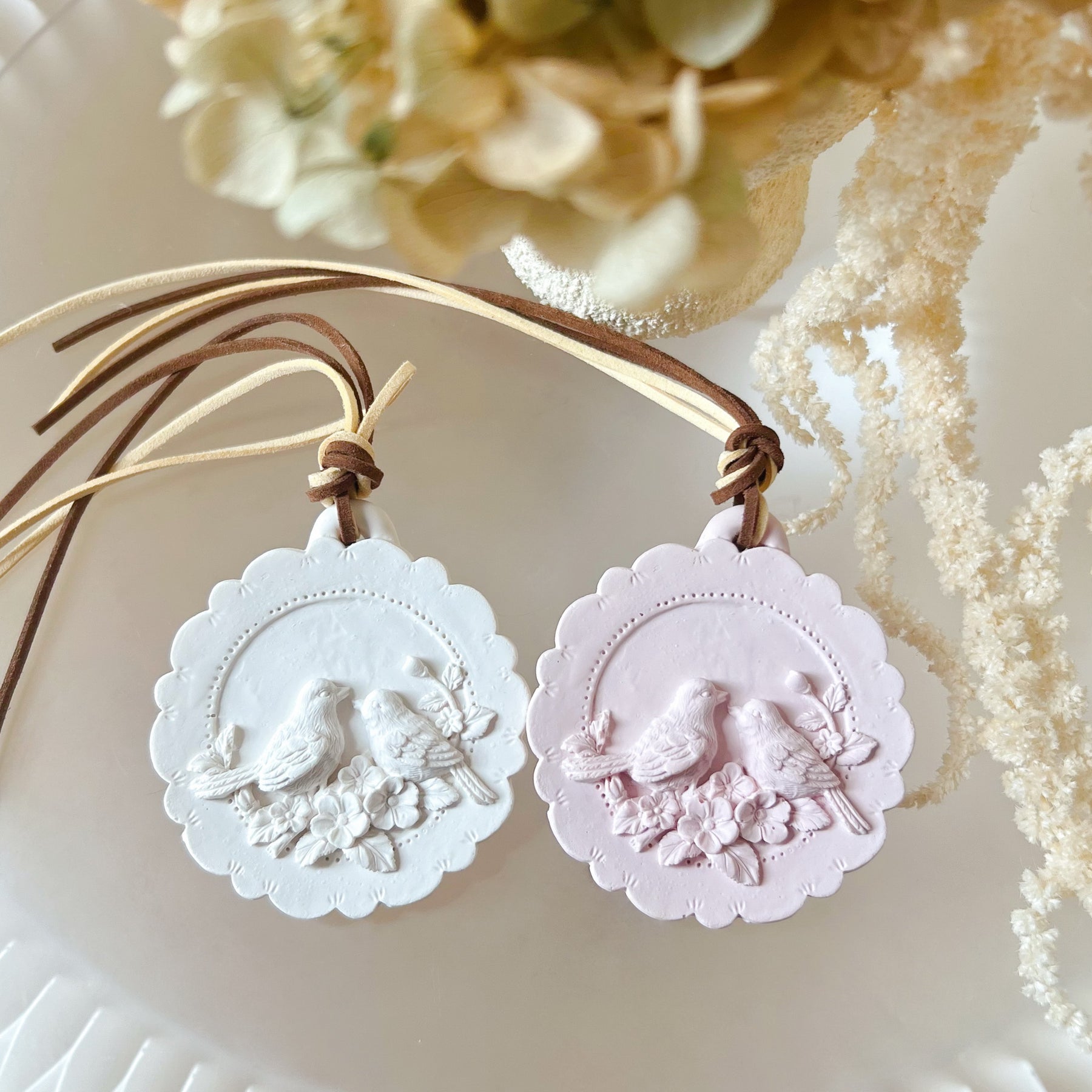 Love Birds Air Freshener - Car Hanging Diffuser | LMJ Candles