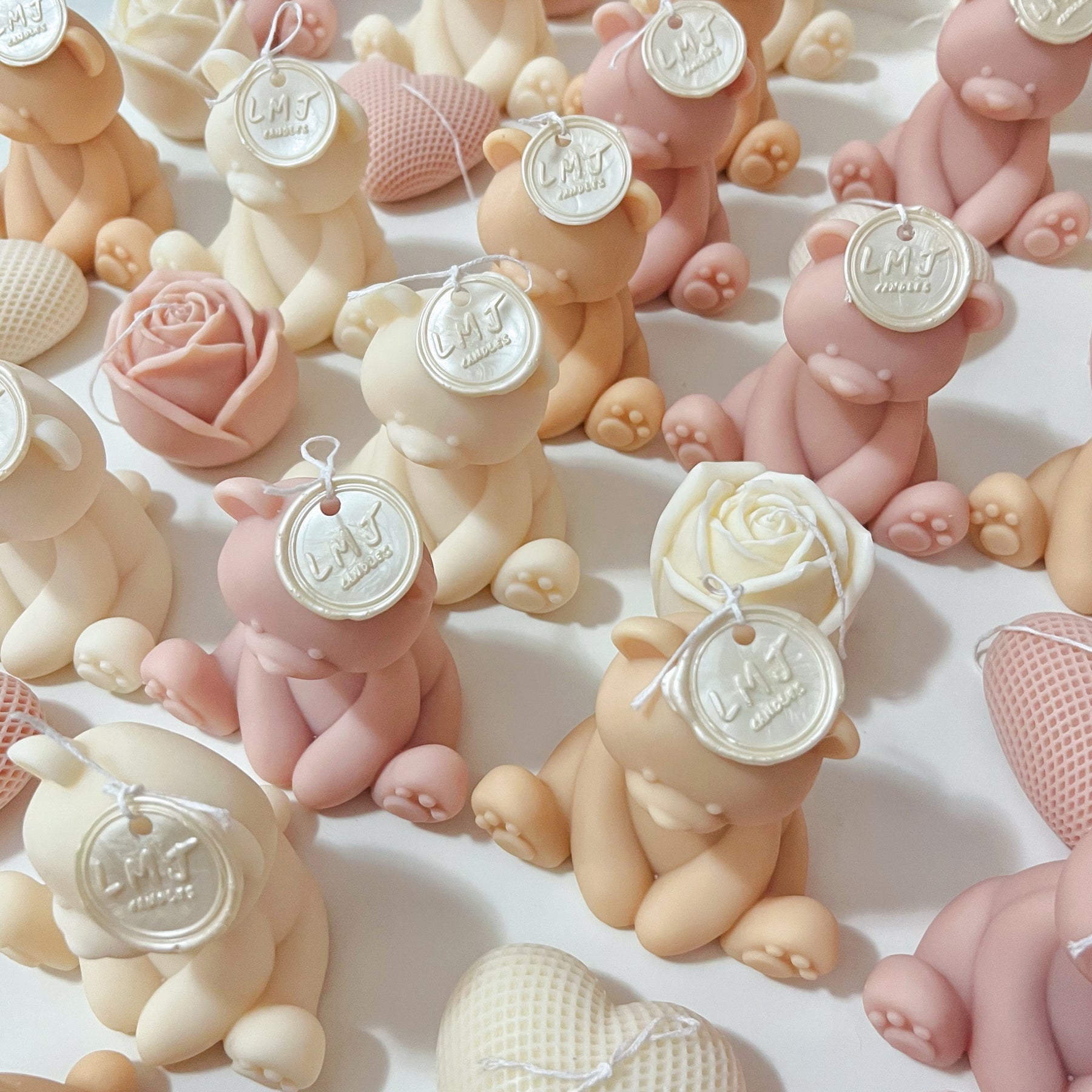 Teddy Bear Scented Soy Candle - Baby Shower Gifts | LMJ Candles