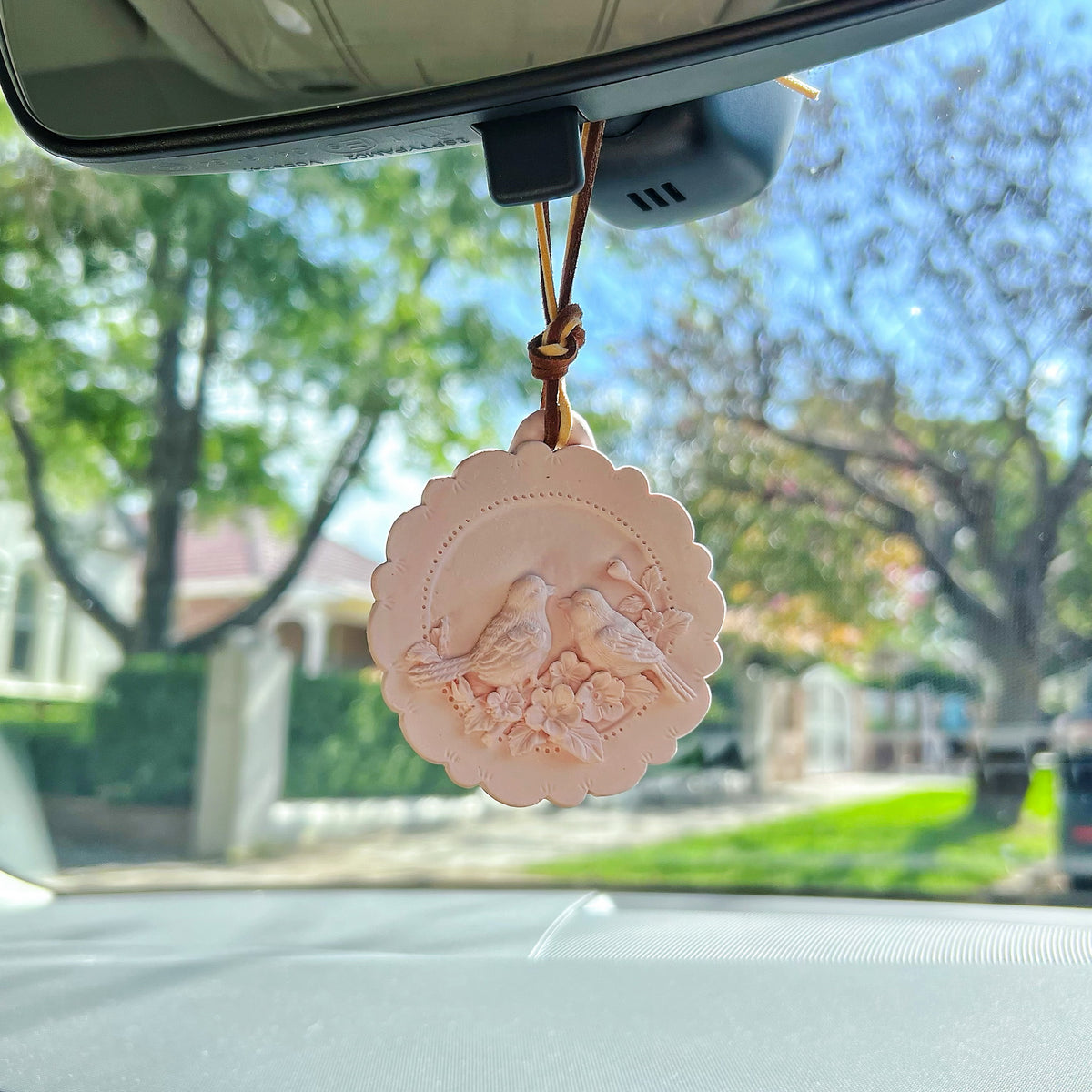 Love Birds Air Freshener - Car Hanging Diffuser | LMJ Candles