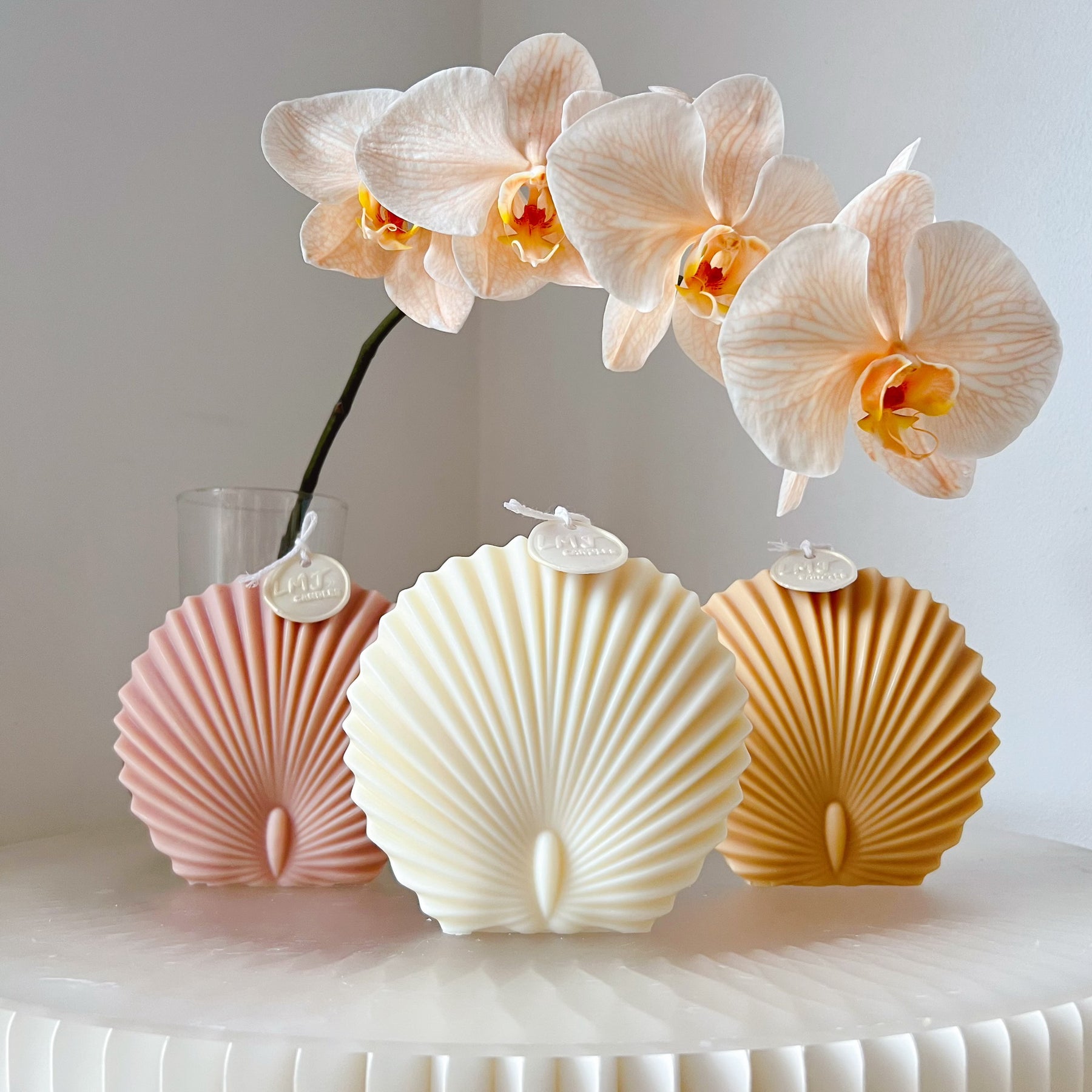 Australian Made Home Décor: Palm Leaf Sculptural Candle | LMJ Candles